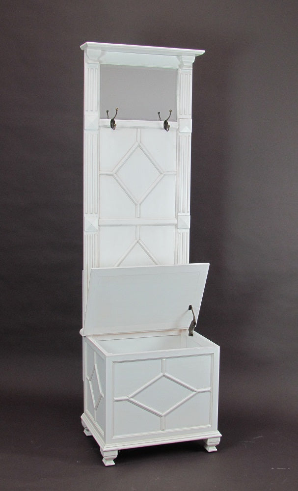 Simpatico Hall Tree White