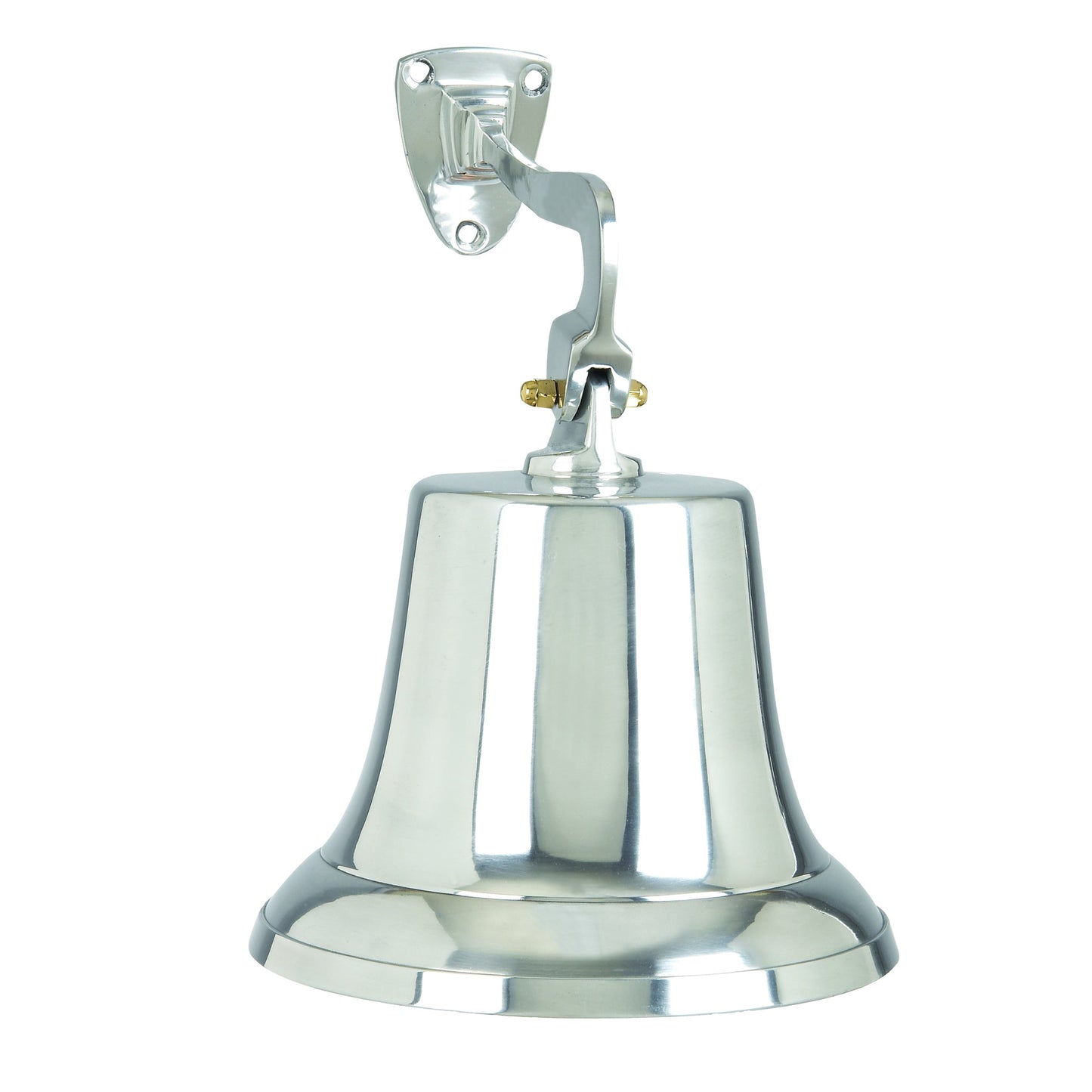 Classic Style Decorative Aluminum Bell With Wall Bracket Silver