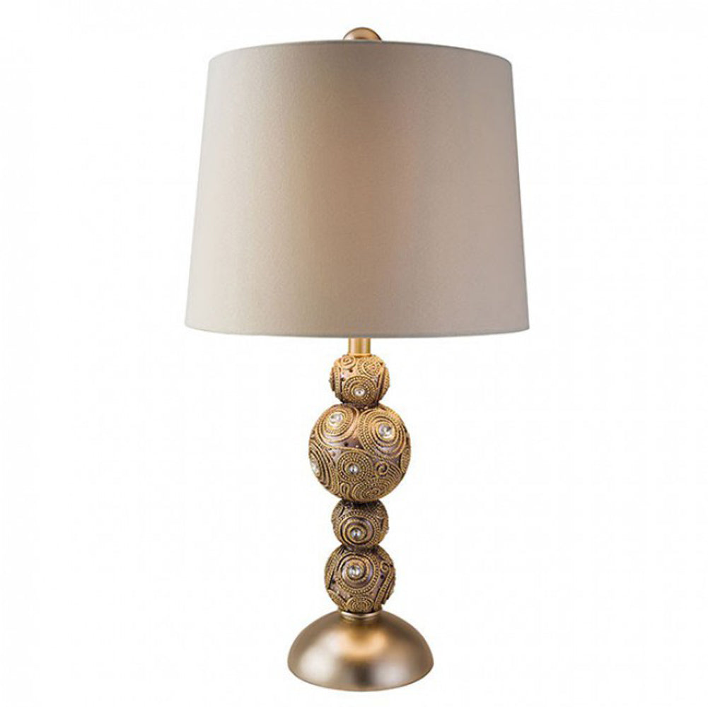 Sage Traditional Golden Swirl Table Lamp