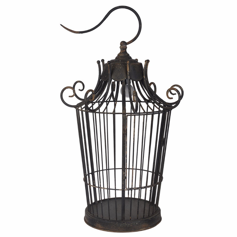 Old World Styled Birdcage Table Lamp