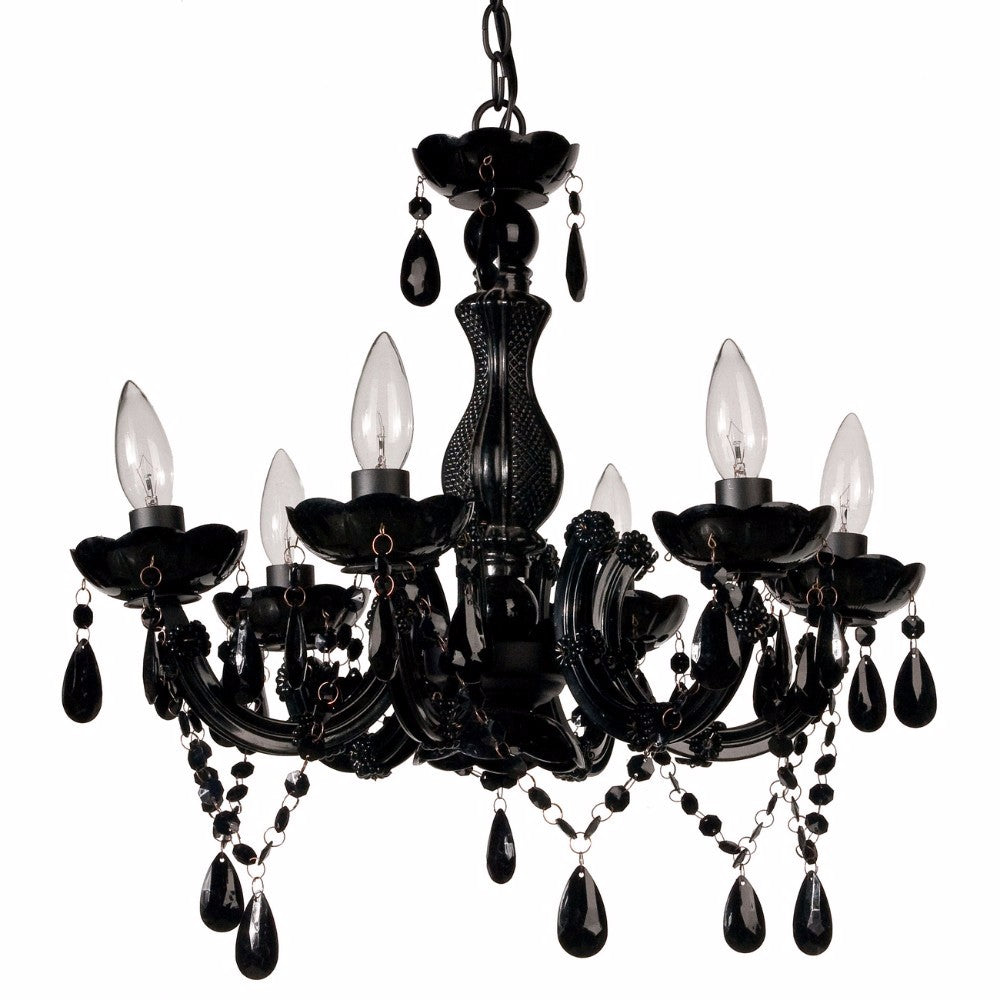Bold And Beautiful 6 Arm Chandelier