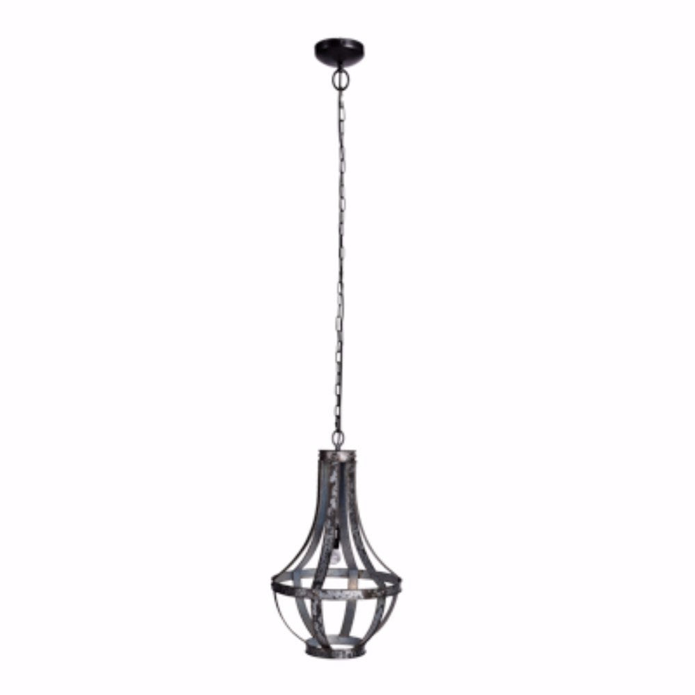 Well Designed Iron Lantern 1 Light Pendant