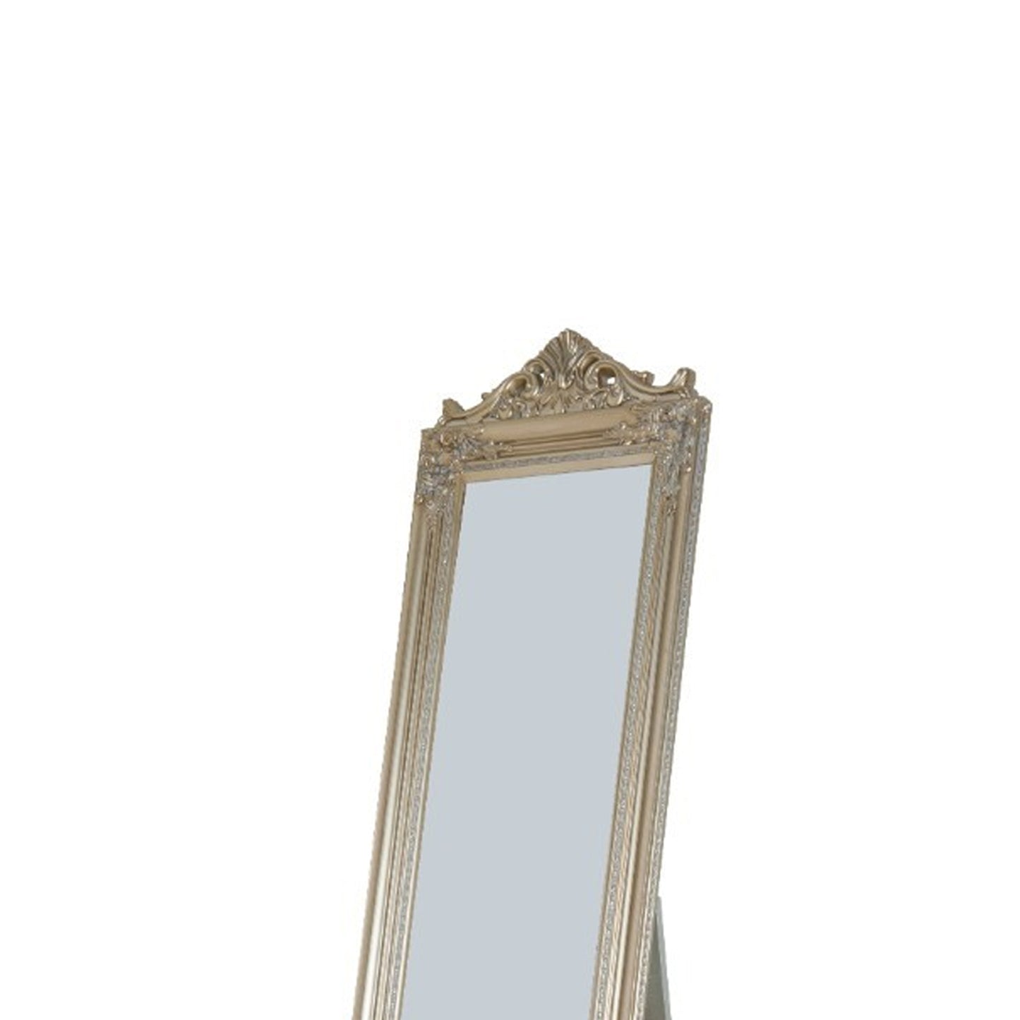 Camilla Full Length Standing Mirror With Decorative Design Champagne