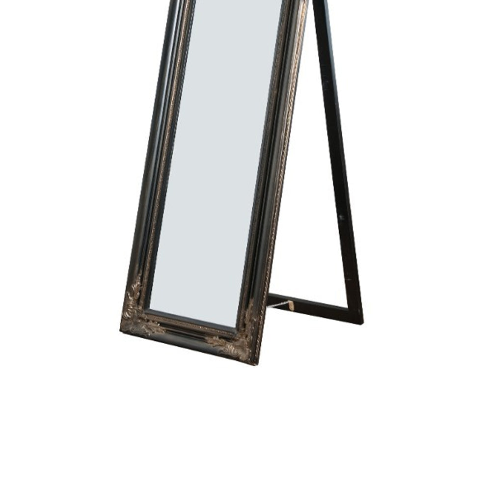 Camilla Full Length Standing Mirror With Decorative Design Copper