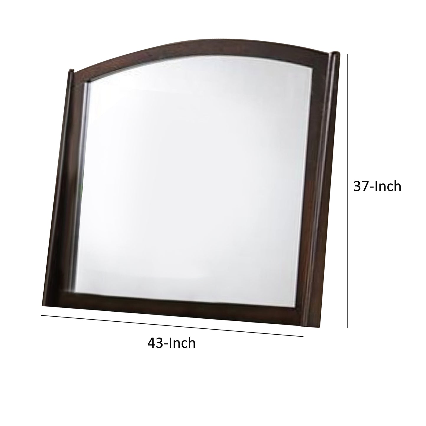 Contemporary Appeal Mirror Varnish Oak