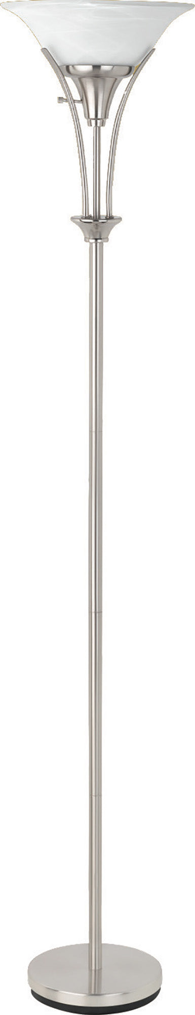 Slenderly Gorgeous Floor Lamp Silver