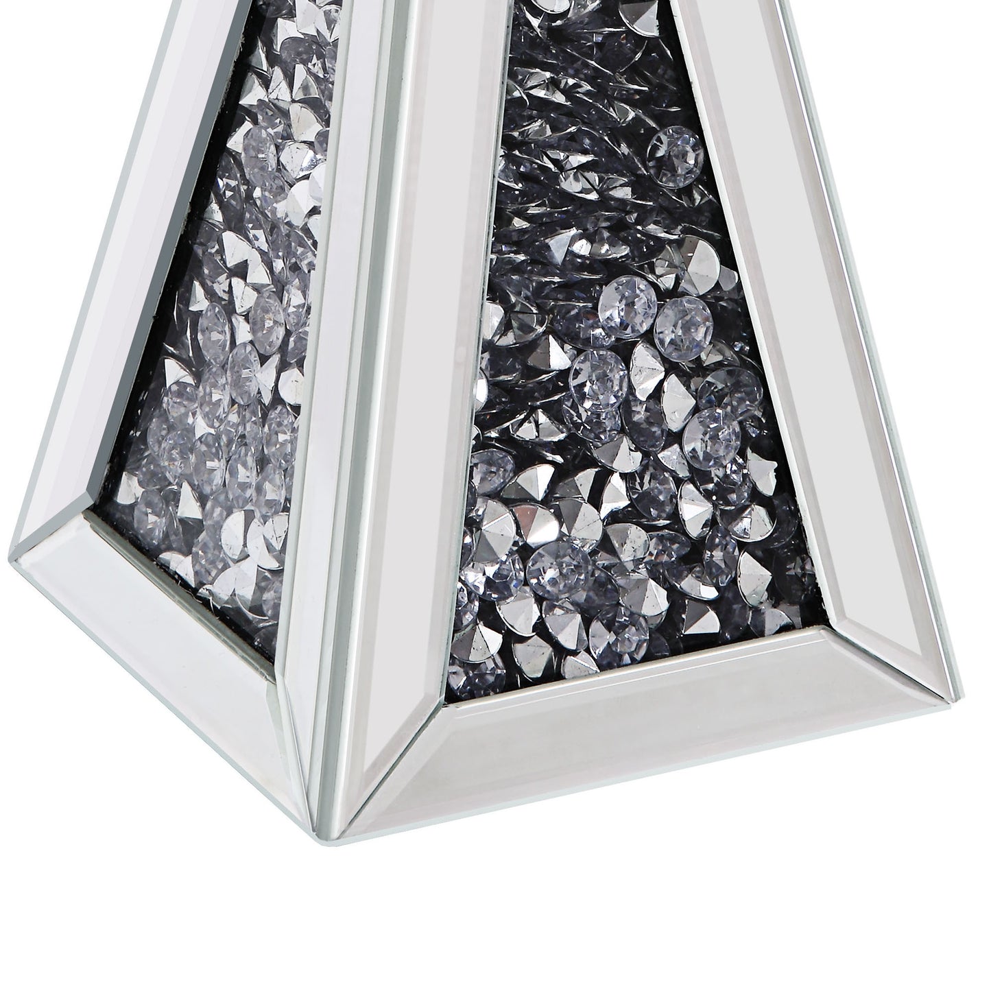 Wood And Glass Candle Holder With Hour Glass Shape Clear Set Of Two Small