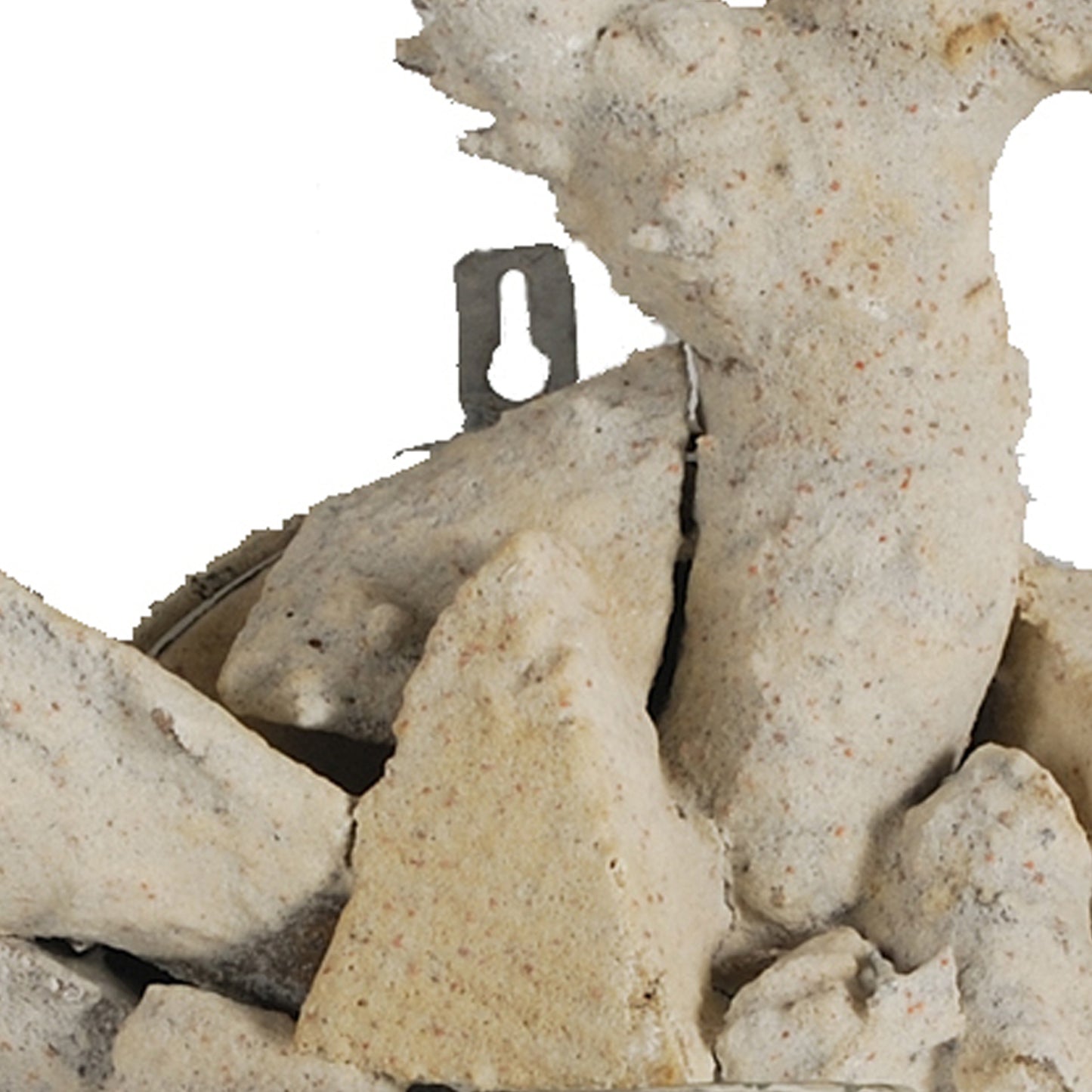 Wood And Metal Wall Candle Holder With Glass Sconce Brown