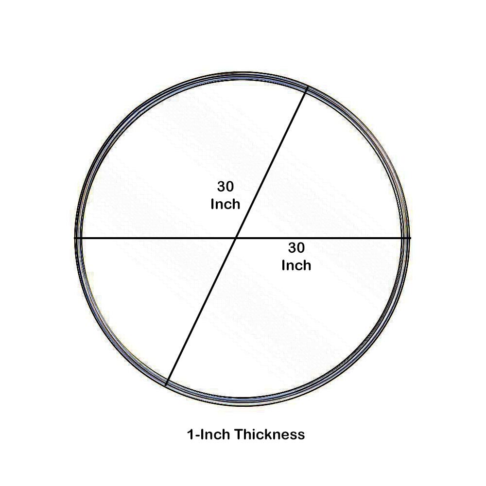 Contemporary Style Round Metal Framed Wall Mirror Small Gold And Silver