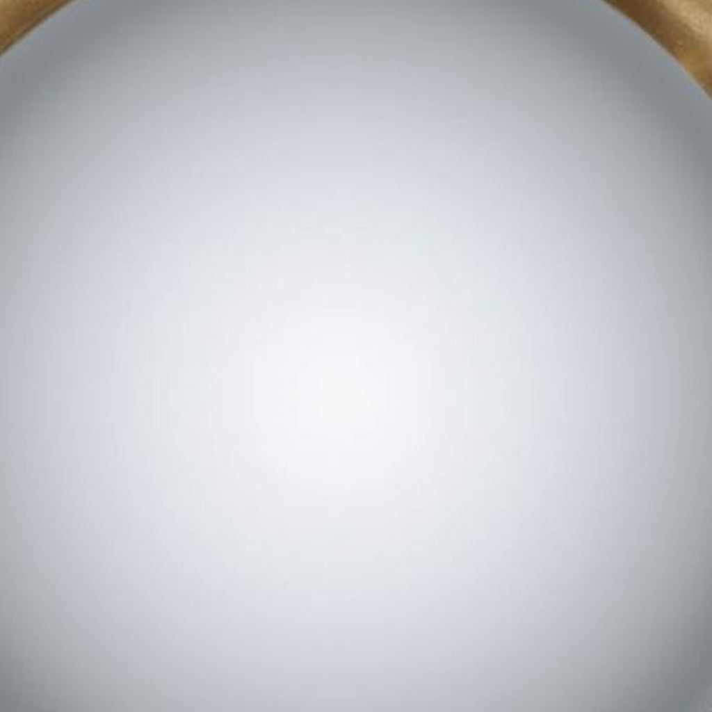 Modern Styled Round Mirror With Lustrous Frame And Leds Large Gold