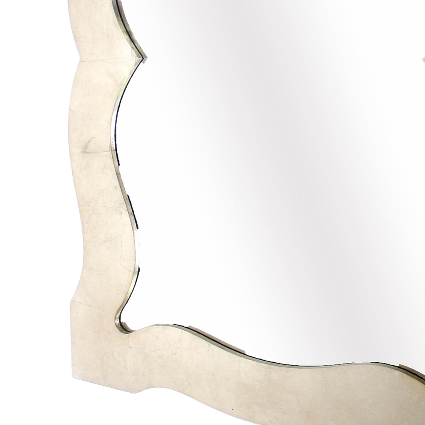 Traditional Style Wooden Wall Mirror With Bevelled Edges Gold