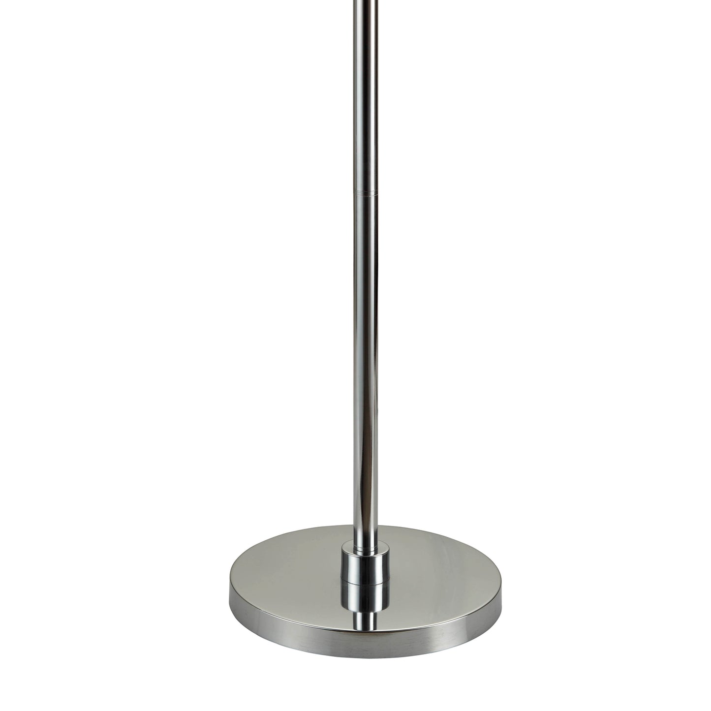 Round Fabric Wrapped Floor Lamp With Crystal Inlay Gray And Silver