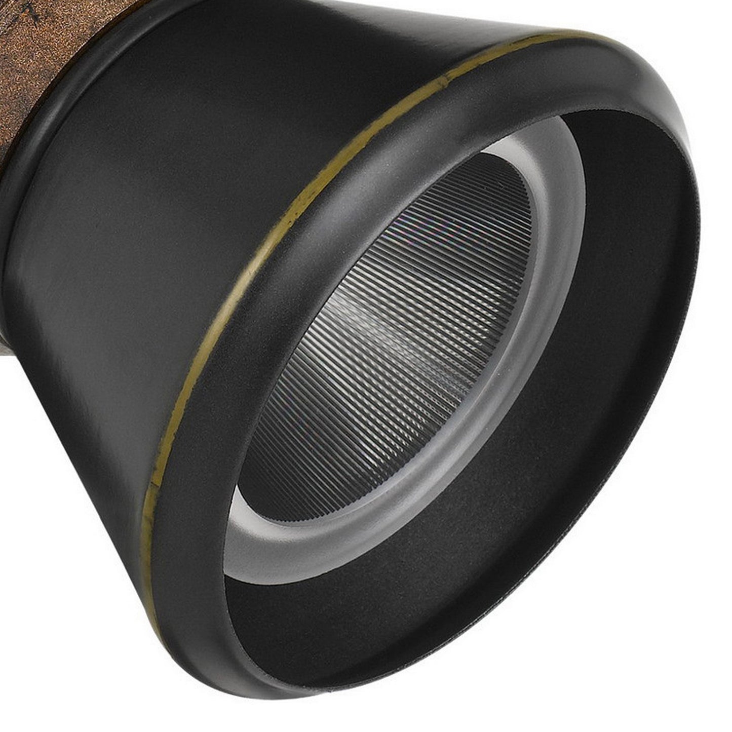 10W Integrated Cone Head LED Metal Track Fixture Black and Bronze