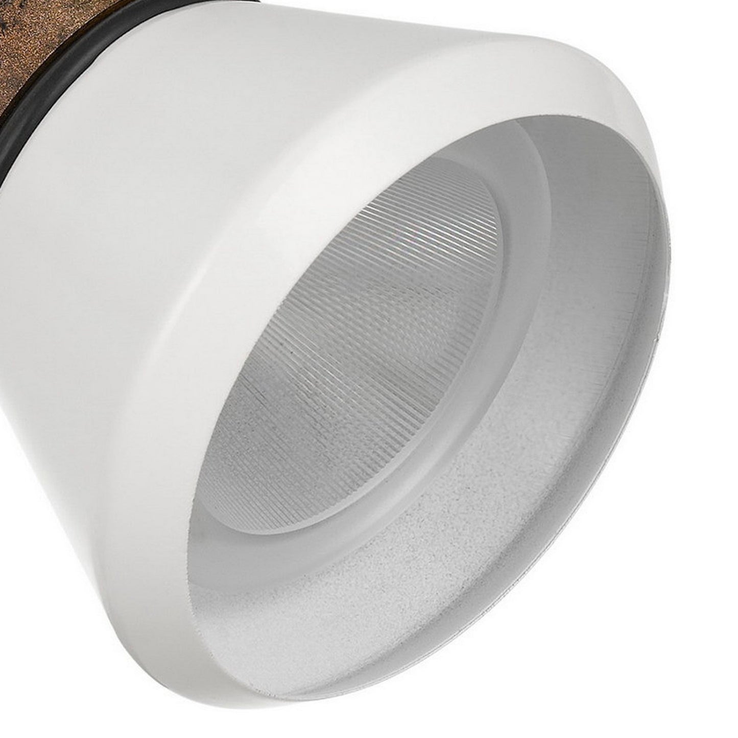 10W Integrated LED Metal Track Fixture with Cone Head Bronze and White