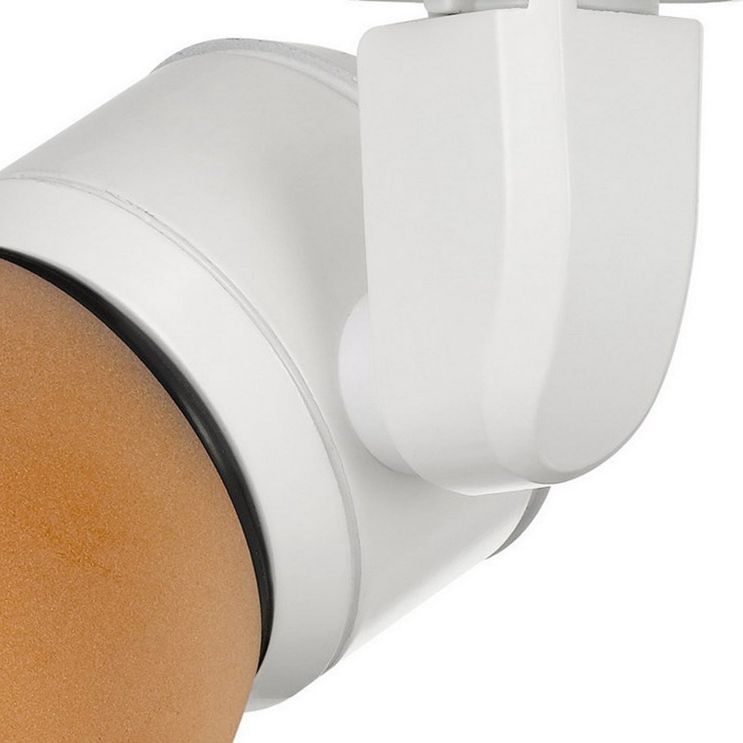 10W Integrated LED Track Fixture with Polycarbonate Head Orange and White