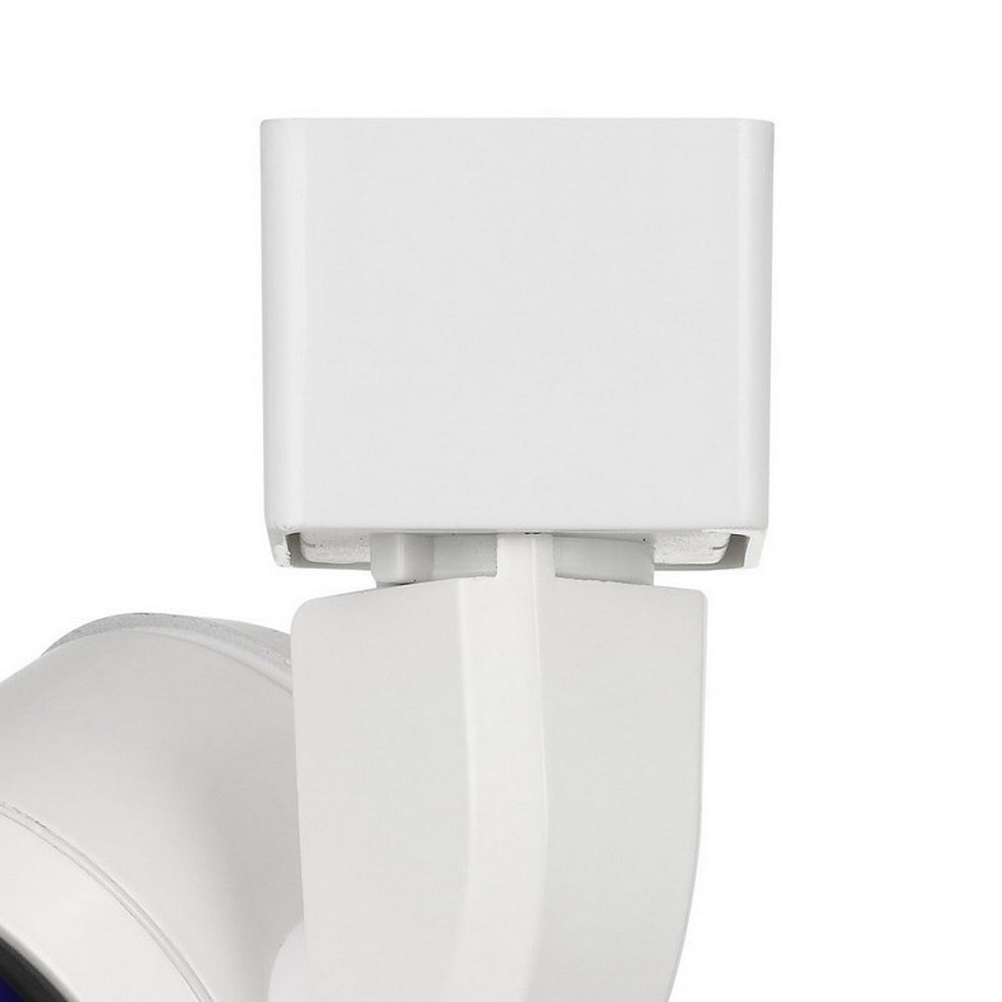 10W Integrated LED Track Fixture with Polycarbonate Head White and Blue
