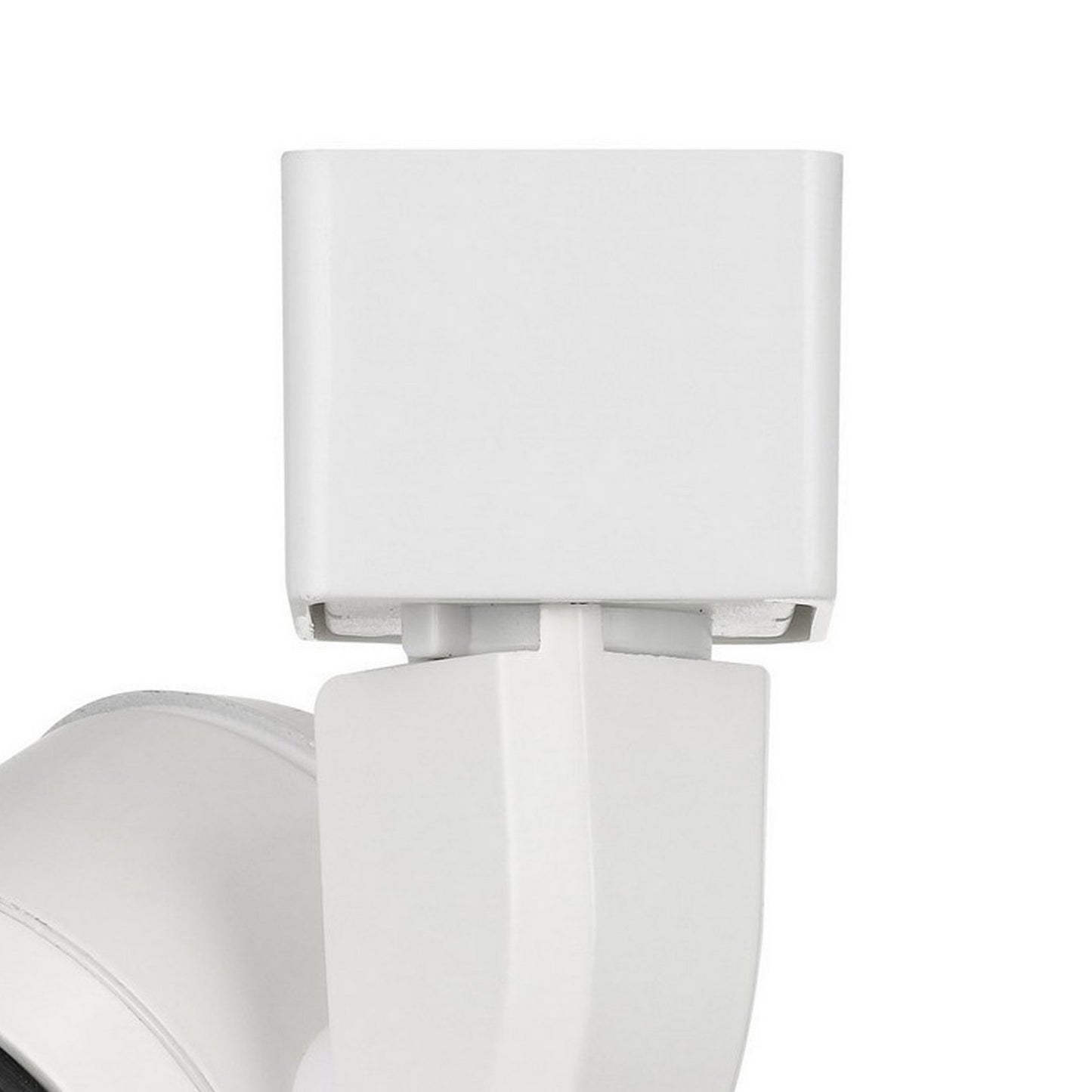 10W Integrated LED Metal Track Fixture with Cone Head White and Black