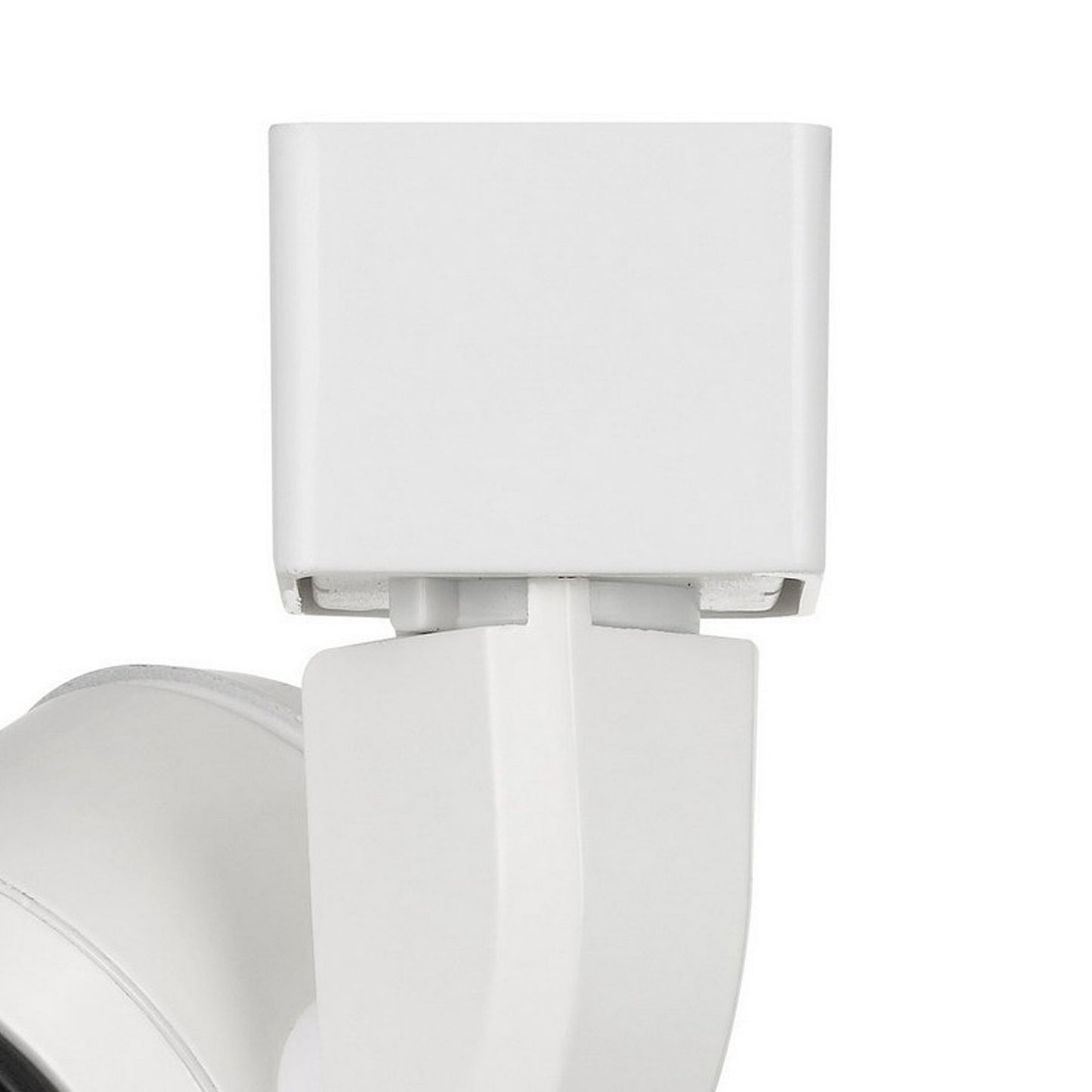 10W Integrated Cone Head LED Metal Track Fixture White and Black