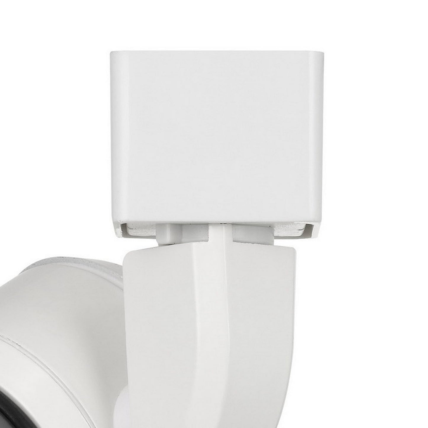 10W Integrated LED Metal Track Fixture with Mesh Head White and Silver