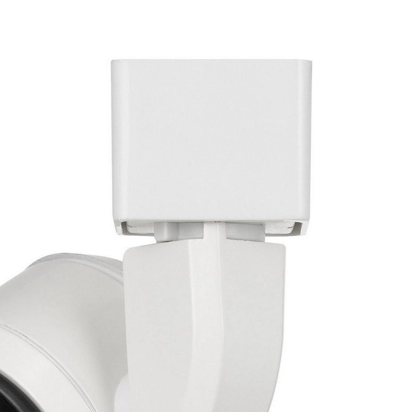 10W Integrated LED Metal Track Fixture with Mesh Head White and Dark Black