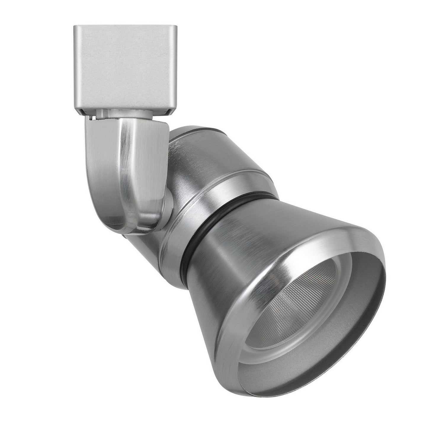 Metal Frame LED Track Fixture with Conical Shade Silver