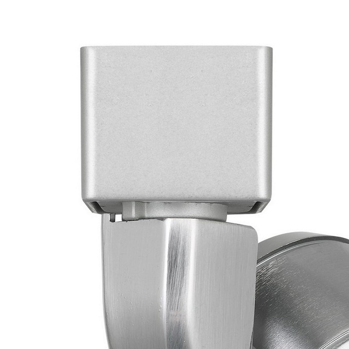 Metal Frame LED Track Fixture with Conical Shade Silver