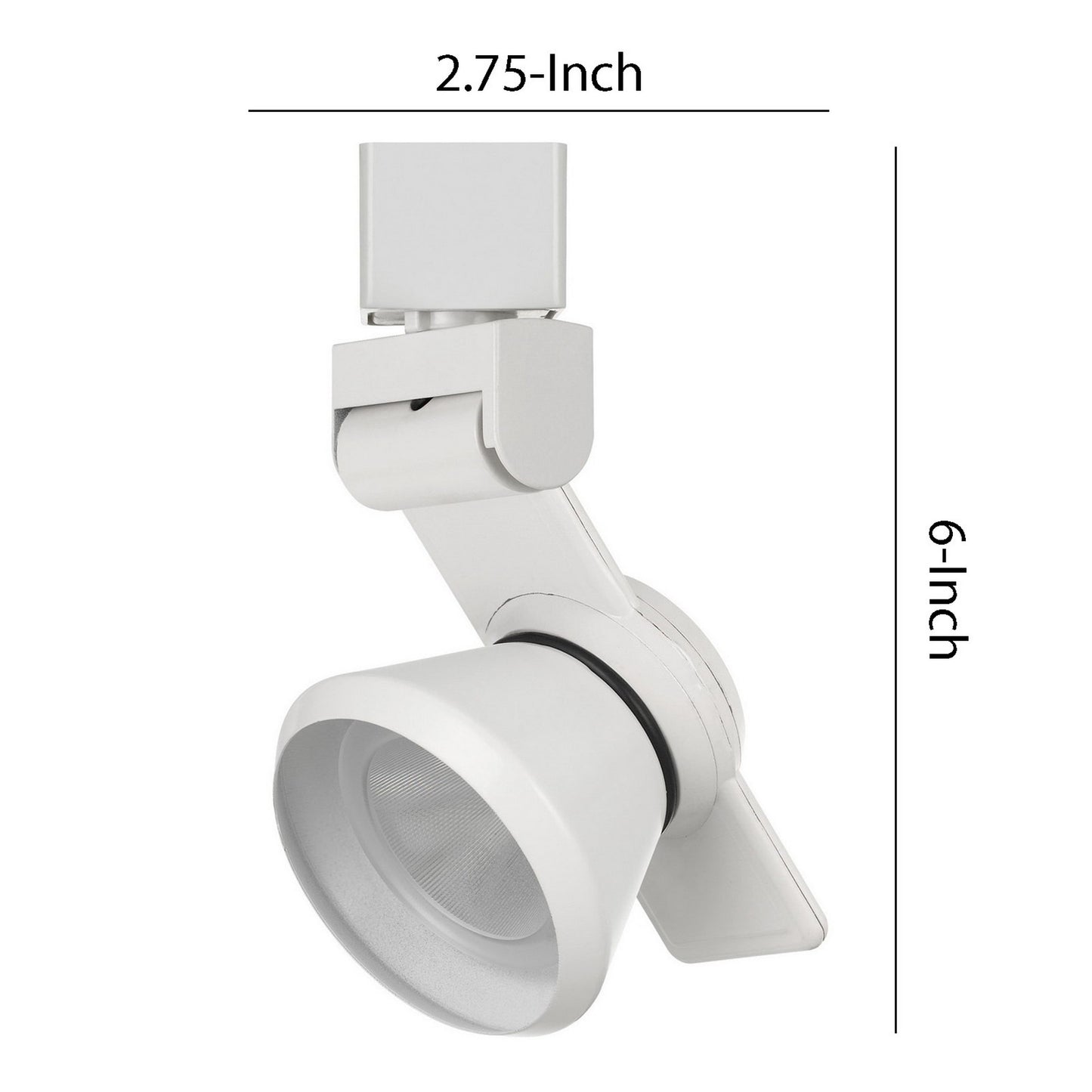 12W Integrated LED Metal Track Fixture with Dimmer Feature White