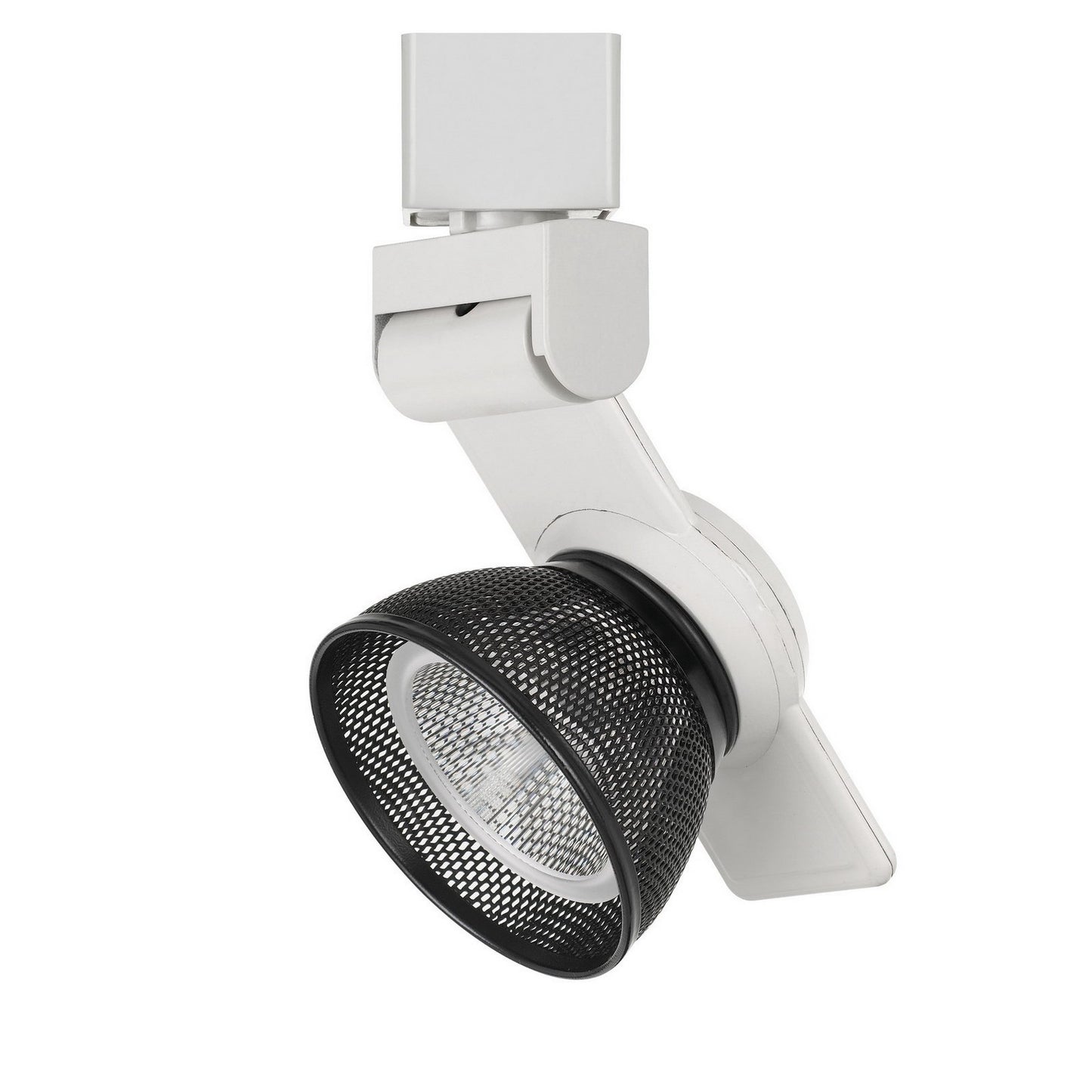 12W Integrated LED Metal Track Fixture with Mesh Head White and Black