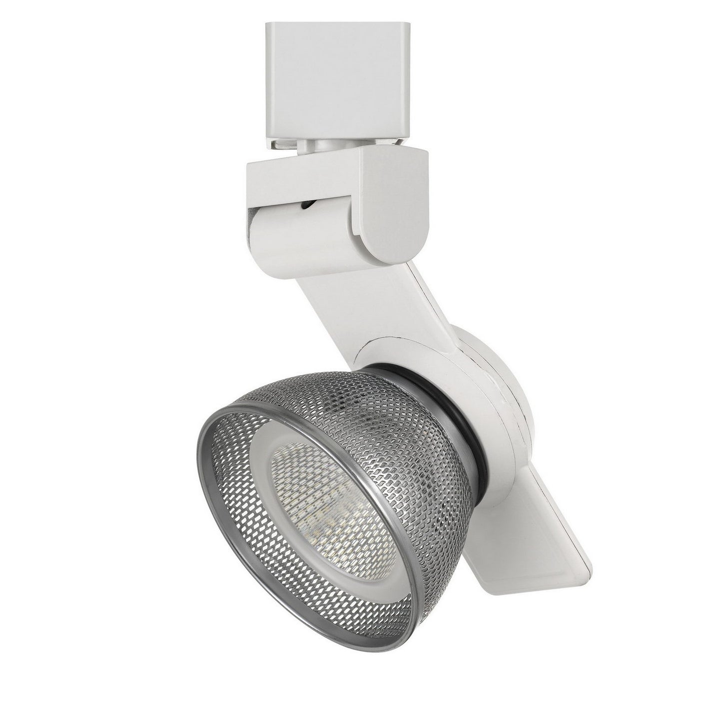 12W Integrated LED Metal Track Fixture with Mesh Head Gray and Black