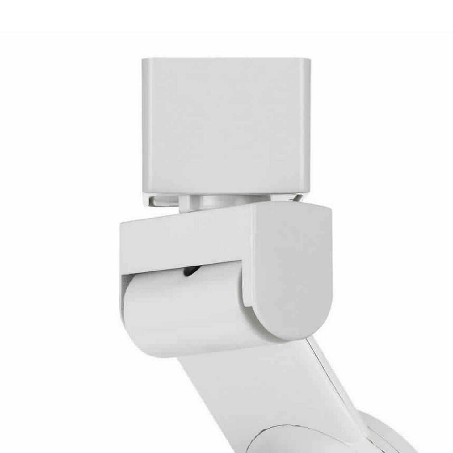 12W Integrated LED Metal Track Fixture with Oval Shape HeadWhite and Brown