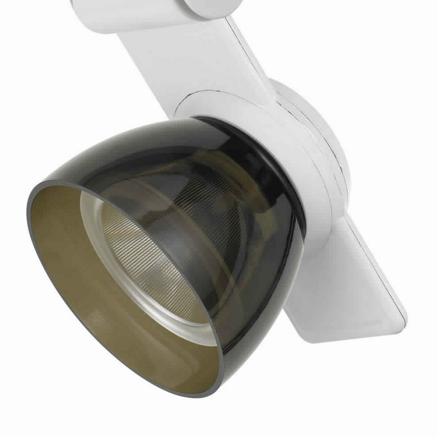12W Integrated LED Metal Track Fixture with Oval Shape HeadWhite and Brown