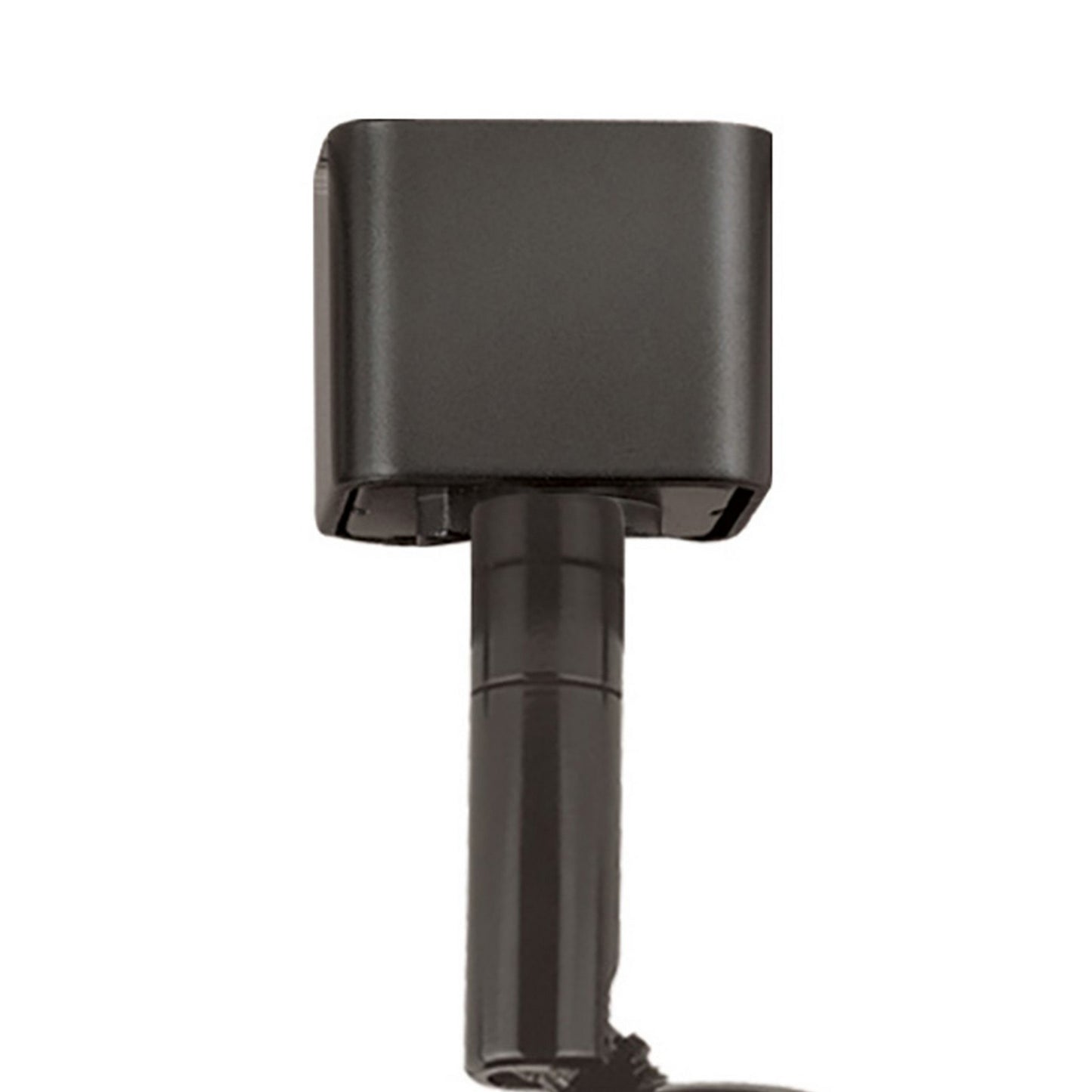 Hand Blown Glass Shade Track Light Head with Metal Frame Blue and Bronze