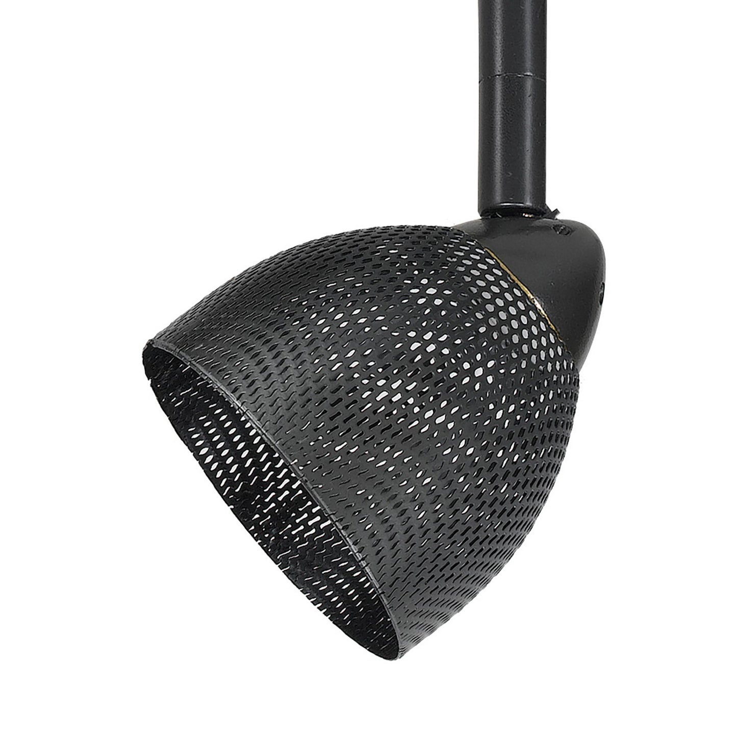 Round Metal Mesh Shade Track Light Head and Frame Dark Bronze