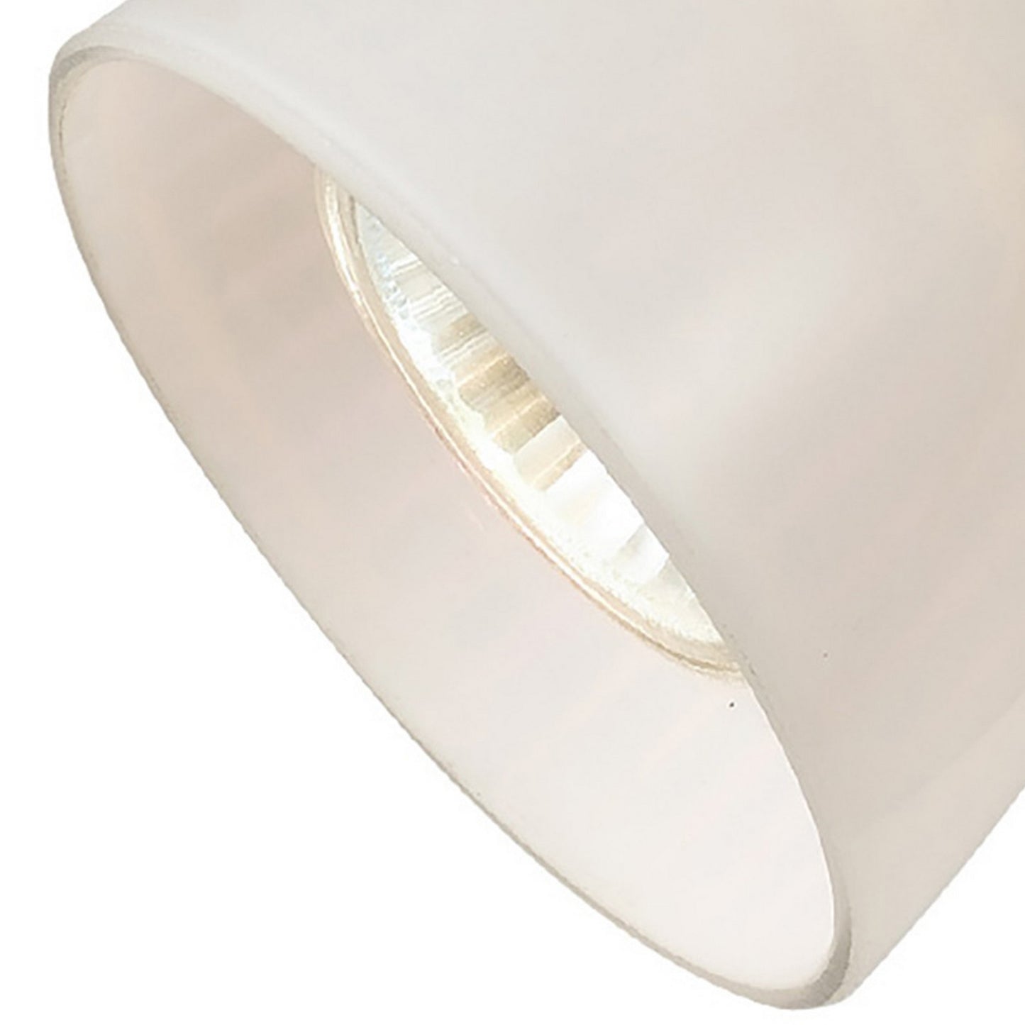 Metal Frame Glass Shade Track Light FixtureSet of 4White and Dark Bronze