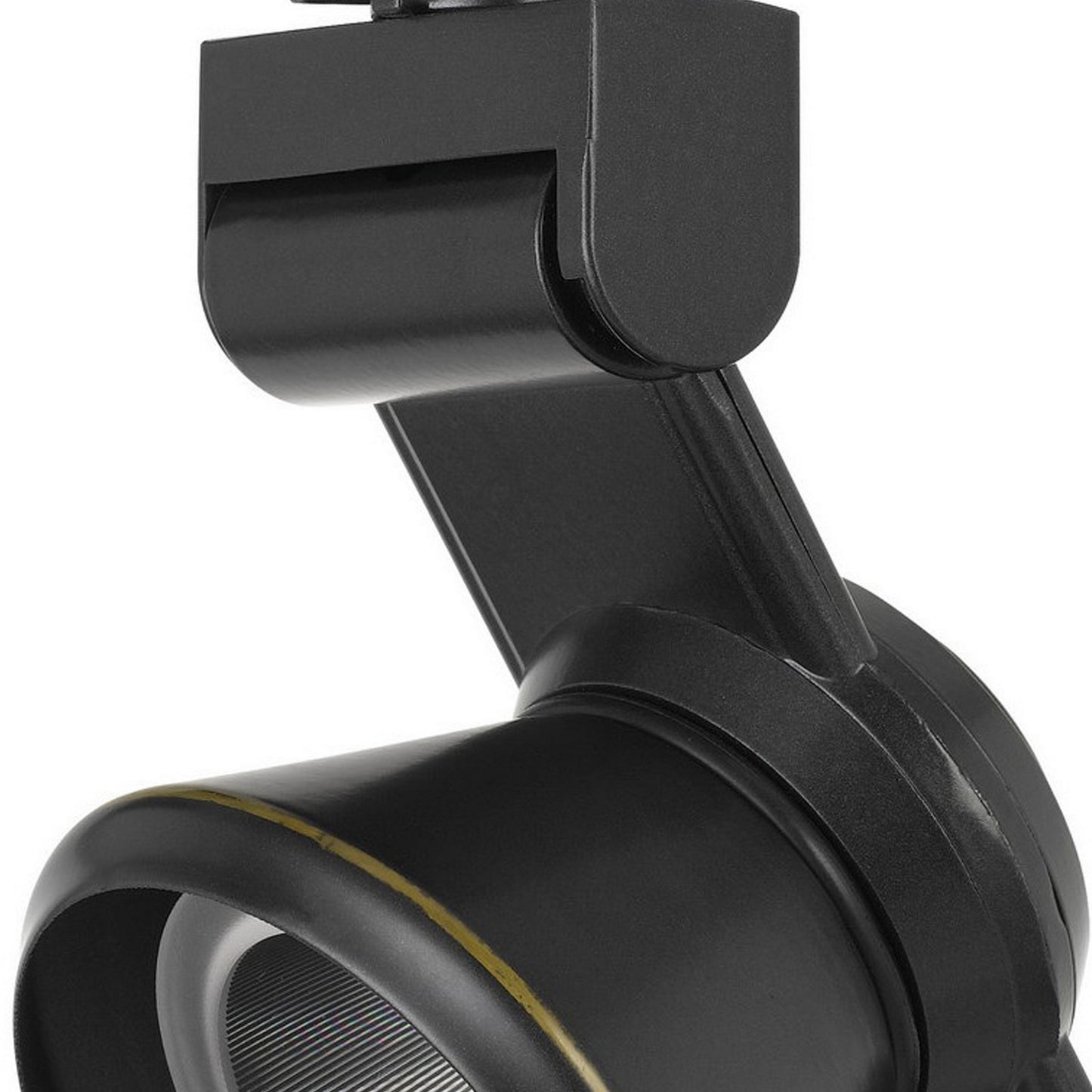 12W Integrated LED Metal Track Fixture with Cone Head Dark Black