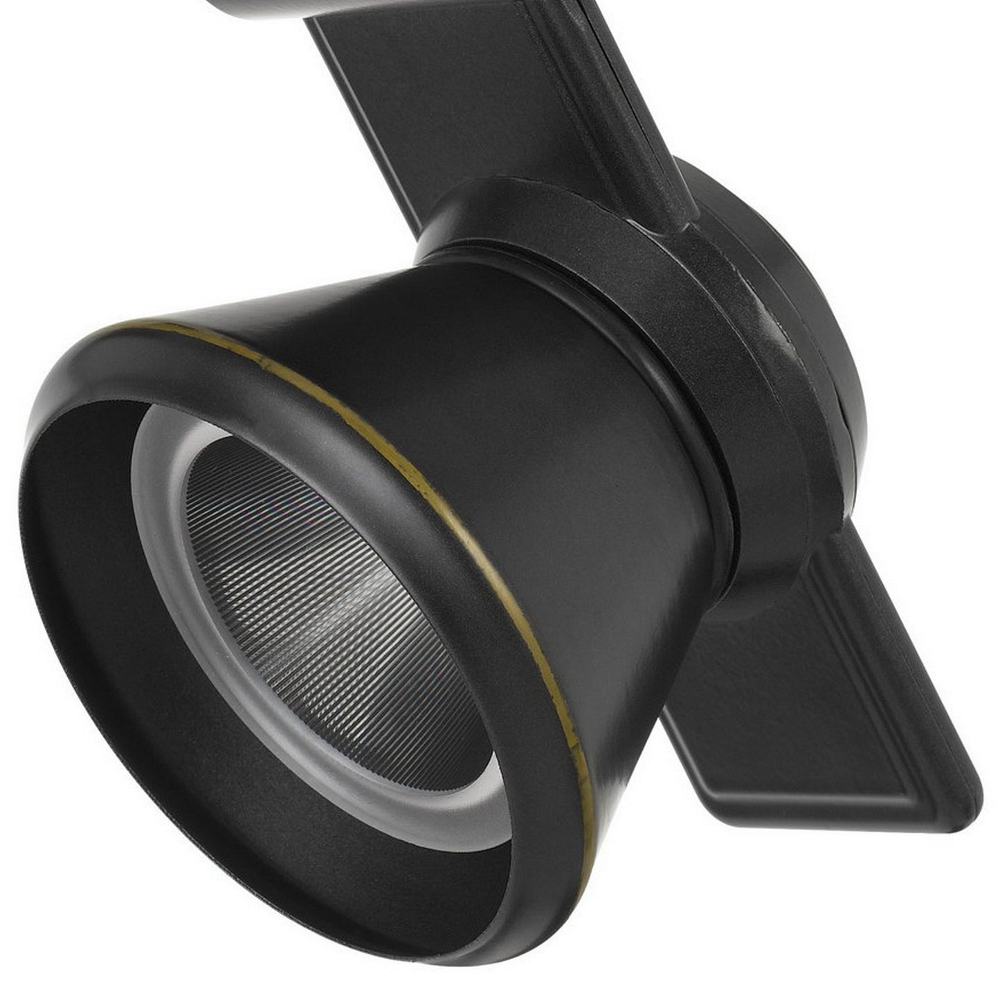 12W Integrated LED Metal Track Fixture with Cone Head Dark Black