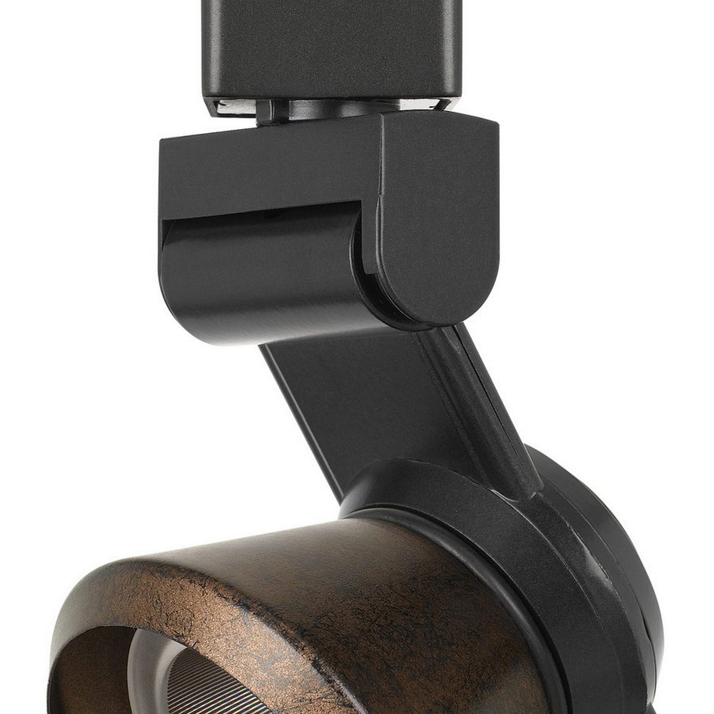 12W Integrated LED Metal Track Fixture with Cone Head Black and Bronze