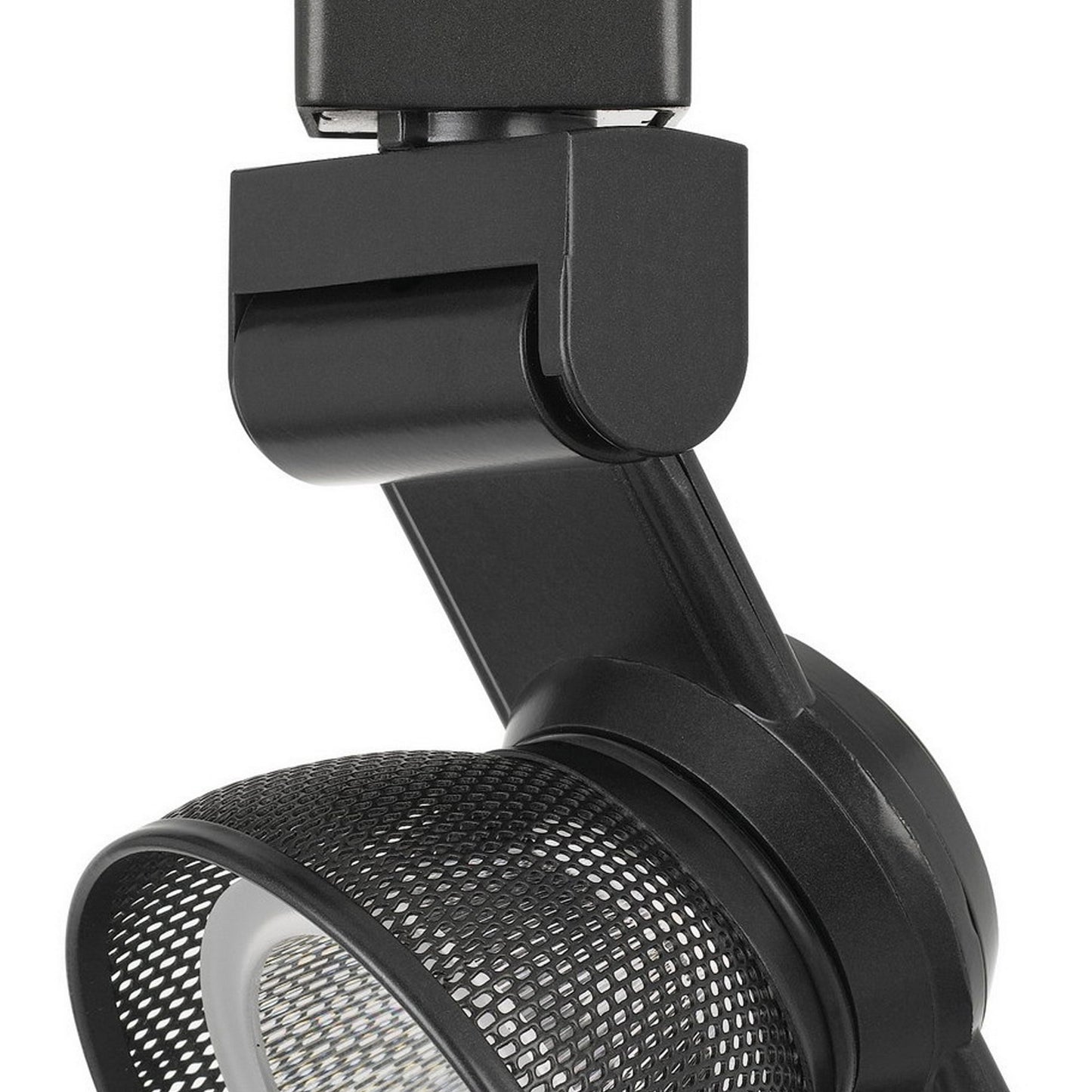 12W Integrated LED Metal Track Fixture with Mesh Head Dark Black