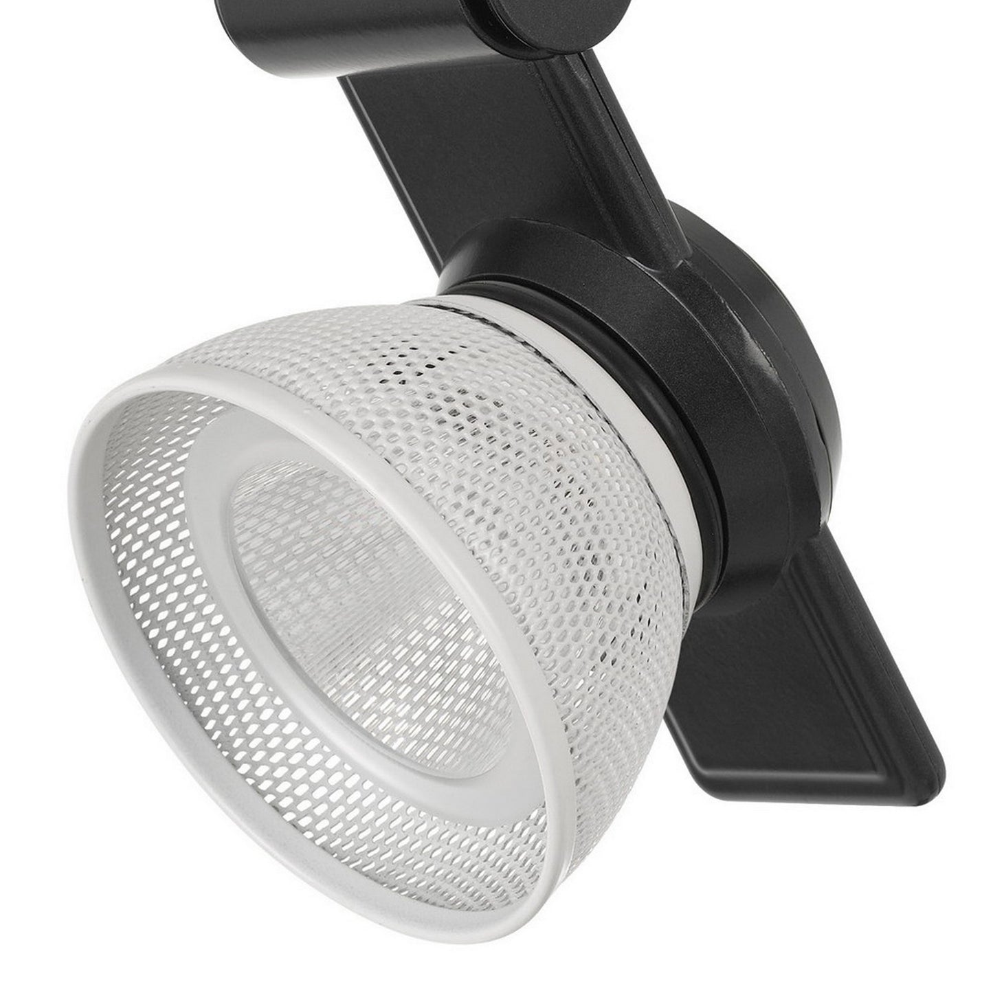 12W Integrated LED Metal Track Fixture with Mesh Head Black and White