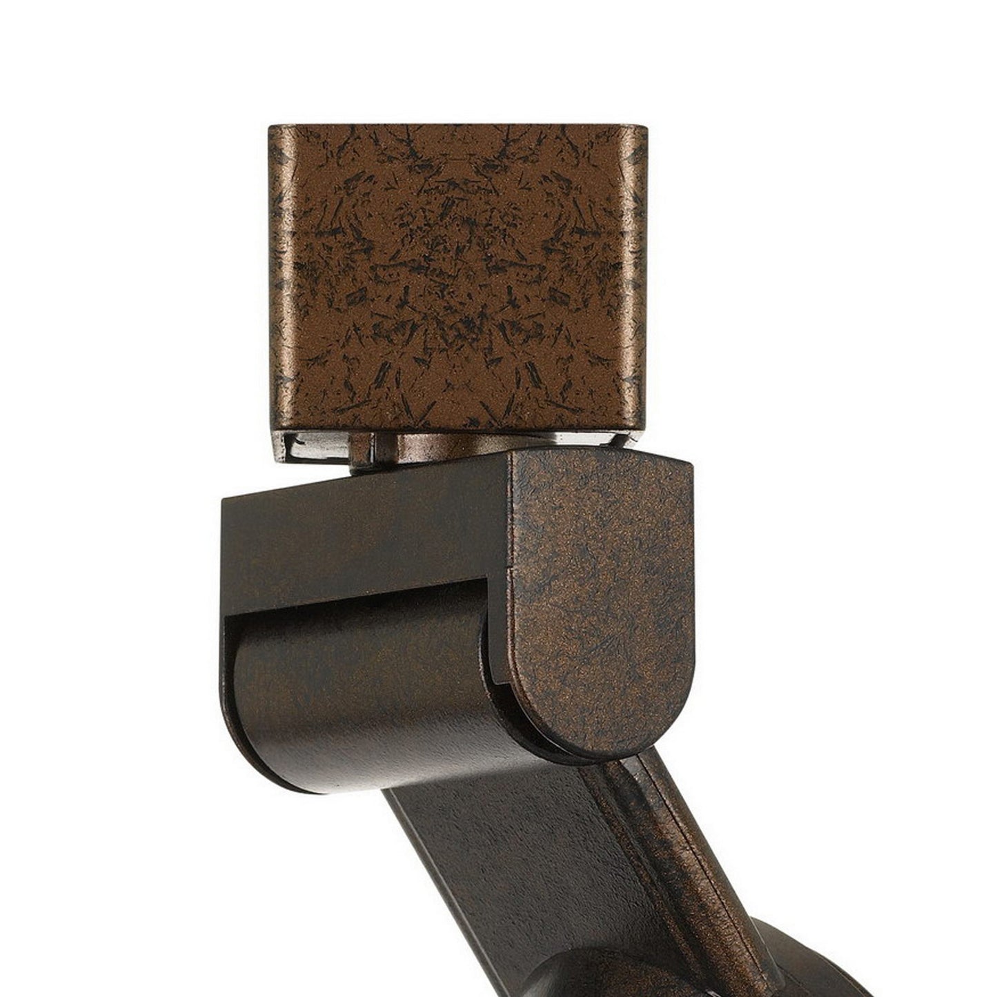 12W Integrated LED Track Fixture with Polycarbonate Head Bronze and Blue