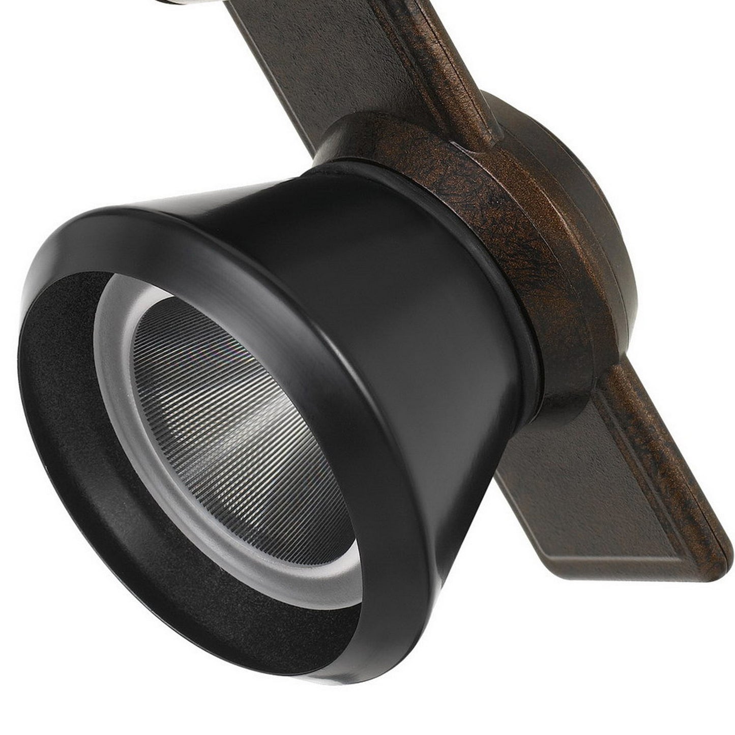 12W Integrated LED Metal Track Fixture with Cone Head Bronze and Black