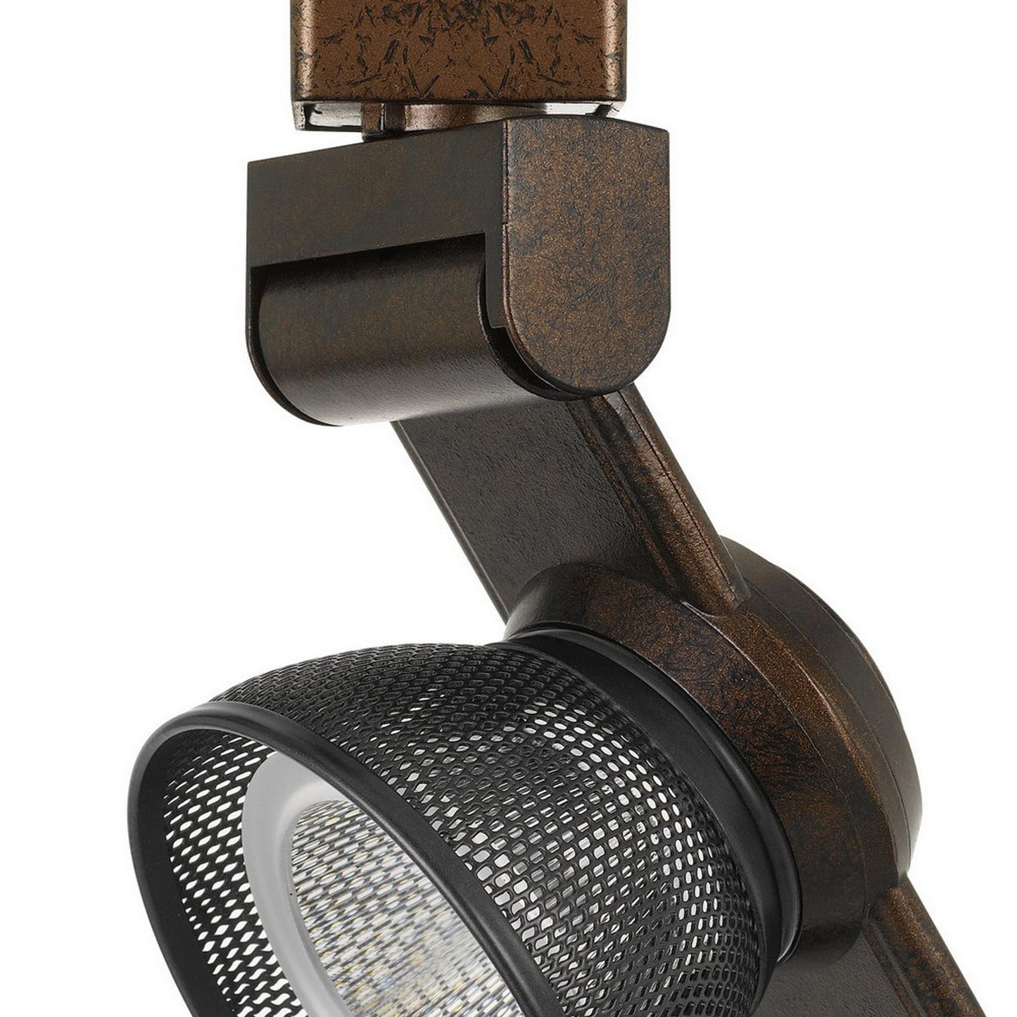 12W Integrated LED Metal Track Fixture with Mesh HeadBronze and Dark Black