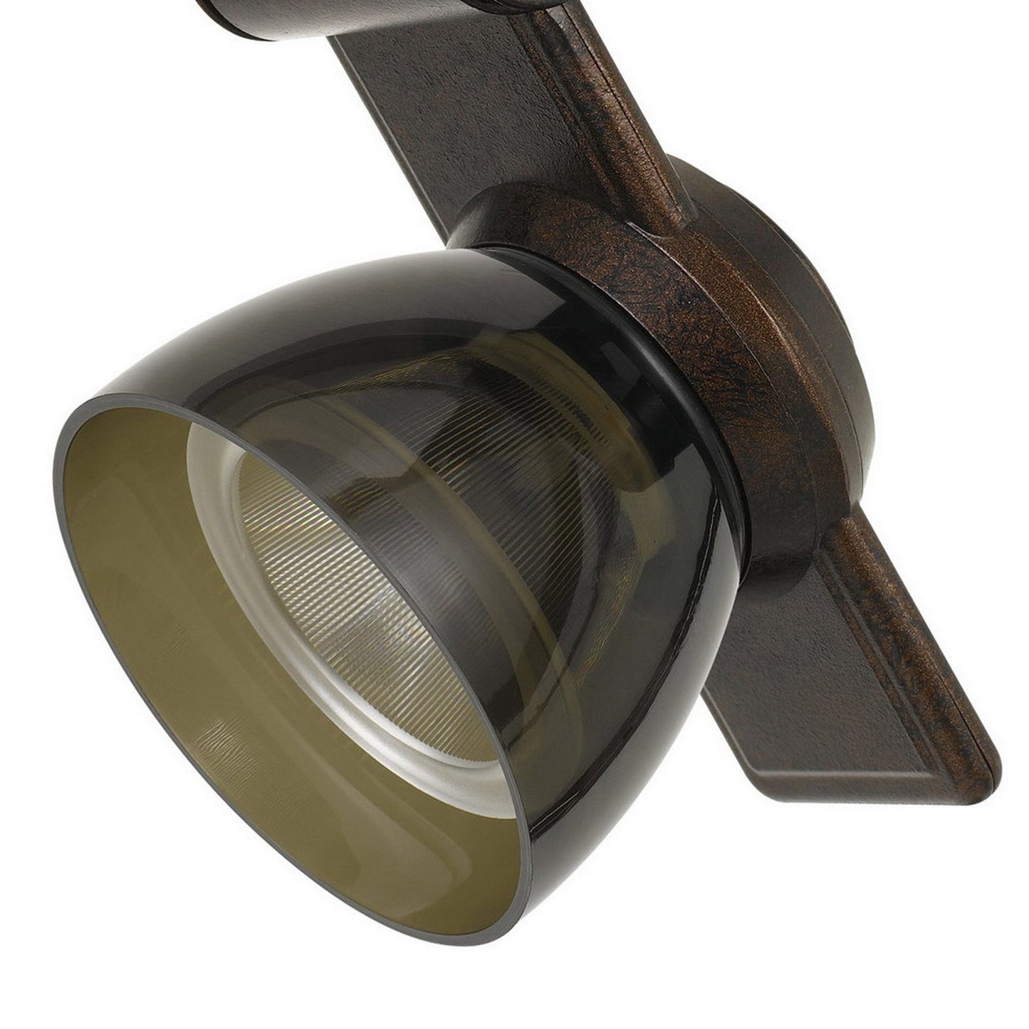 12W Integrated LED Track Fixture with Polycarbonate Head Bronze and Black