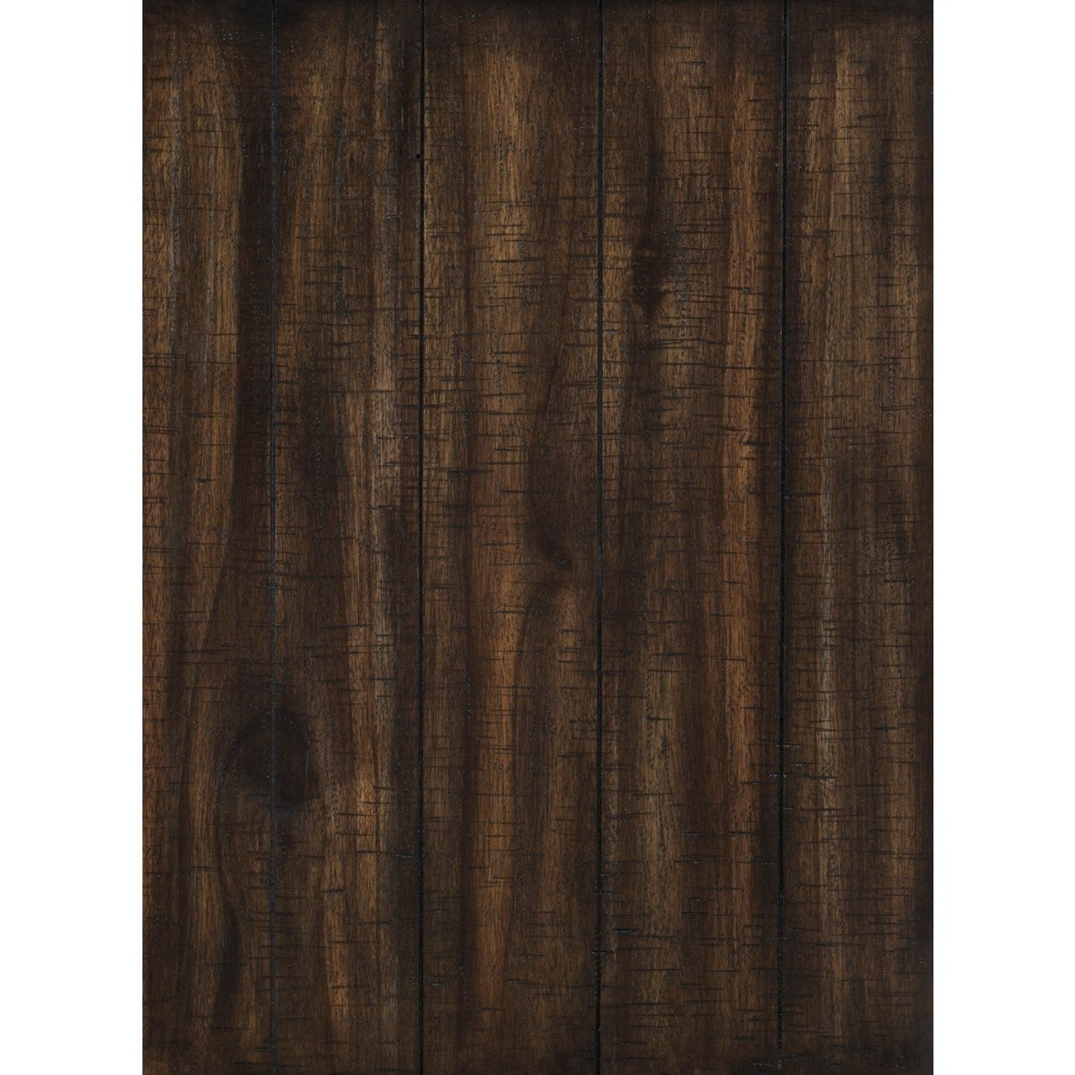 Wooden Square Mirror With Molded Details And Bevelled Edges Brown