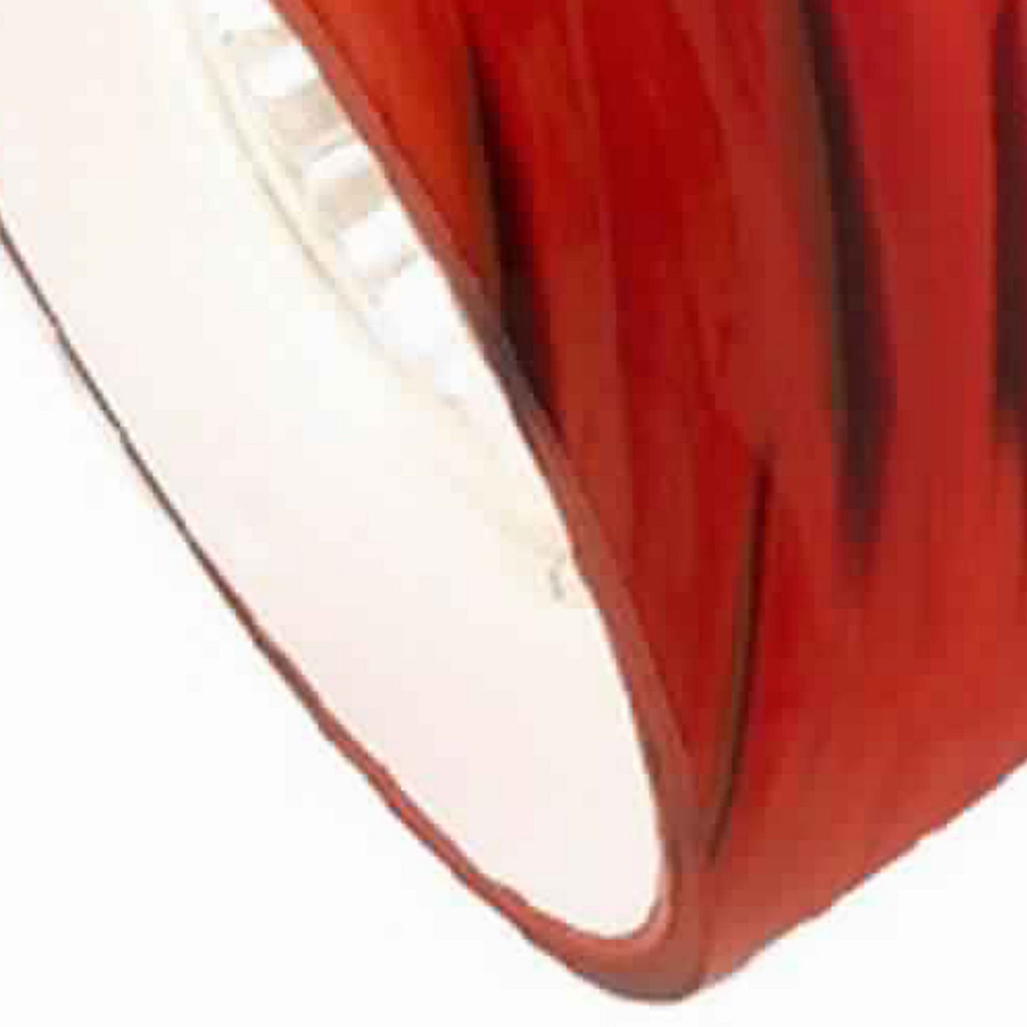 50 Watt Track Fixture with Handblown Glass Shade Black and Red
