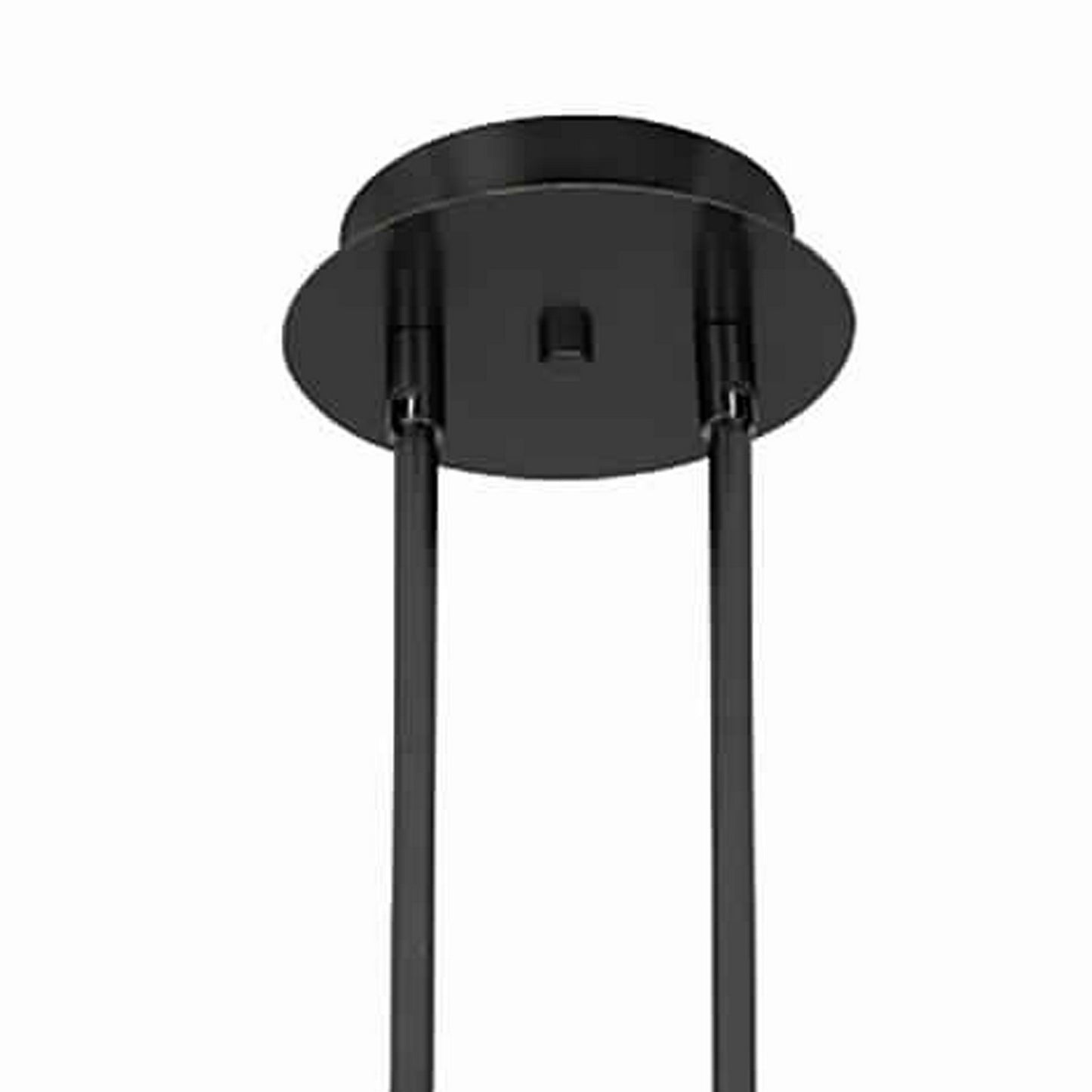 3 Light 120V Metal Track Light Fixture with Glass Shade Black and Brown