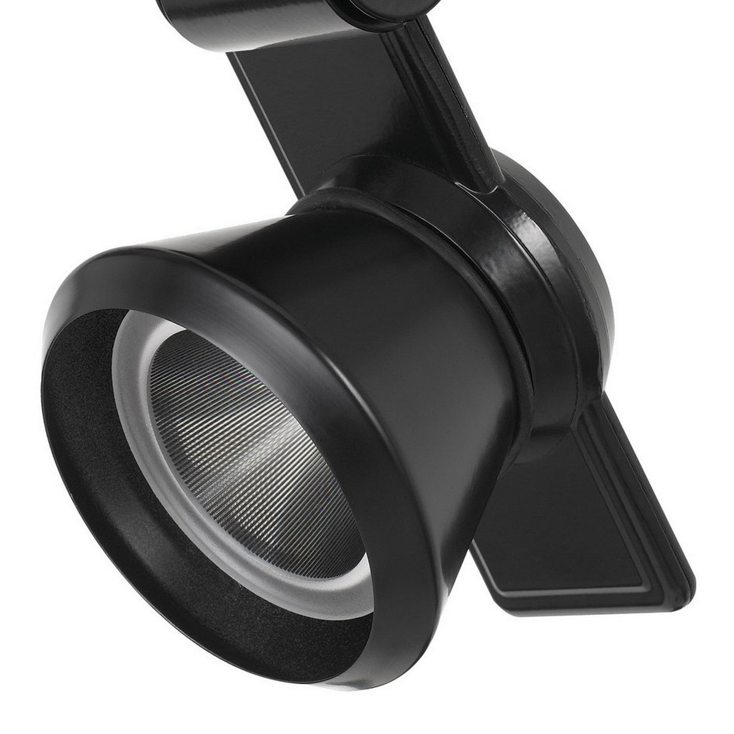 12W Integrated LED Metal Track Fixture with Cone Head Black
