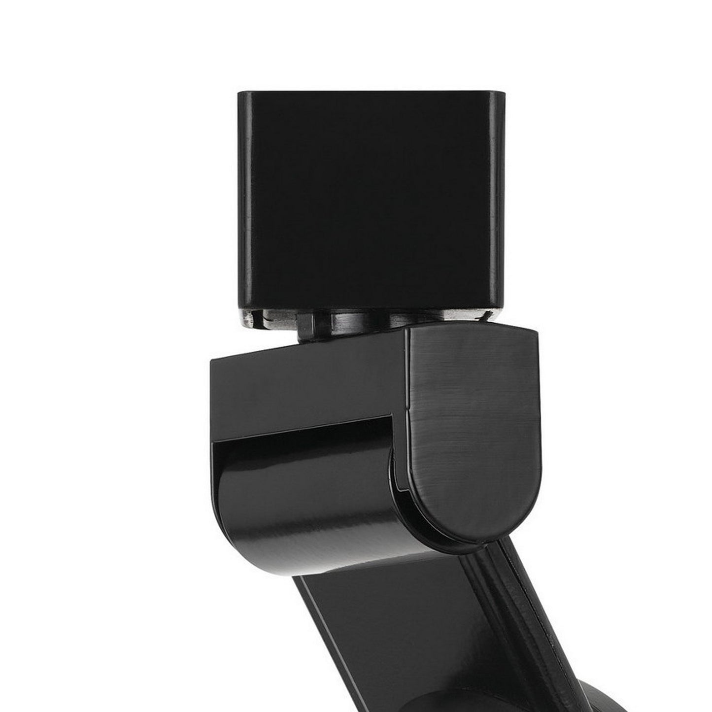 12W Integrated LED Metal Track Fixture with Cone Head Black and Silver