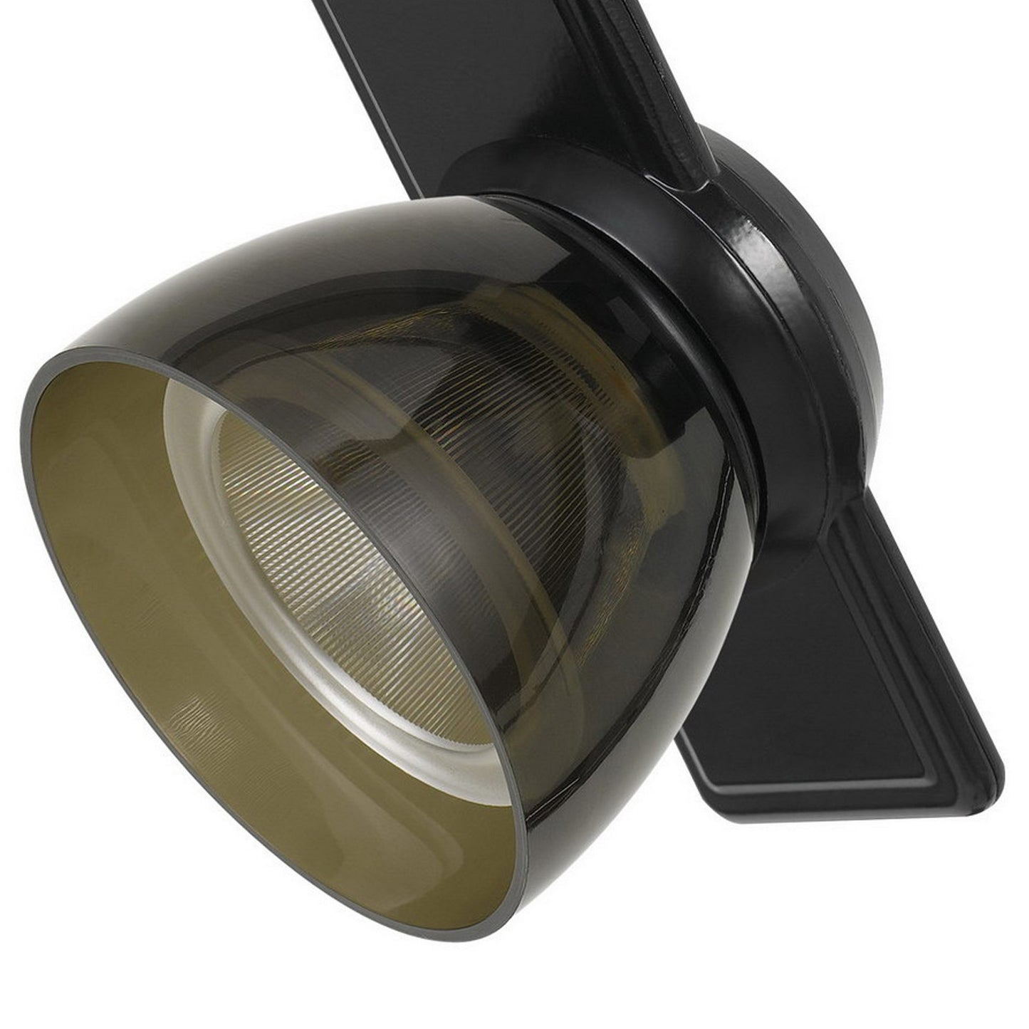 12W Integrated LED Track Fixture with Polycarbonate Head Black