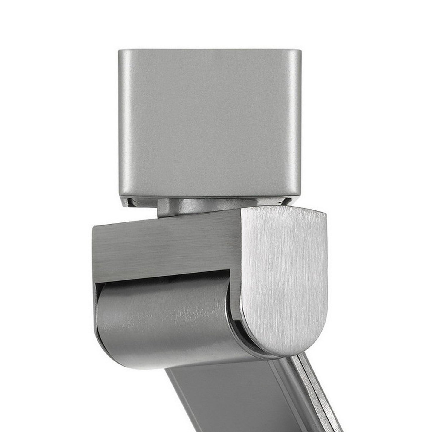 12W Integrated LED Track Fixture with Polycarbonate Head Silver and Orange